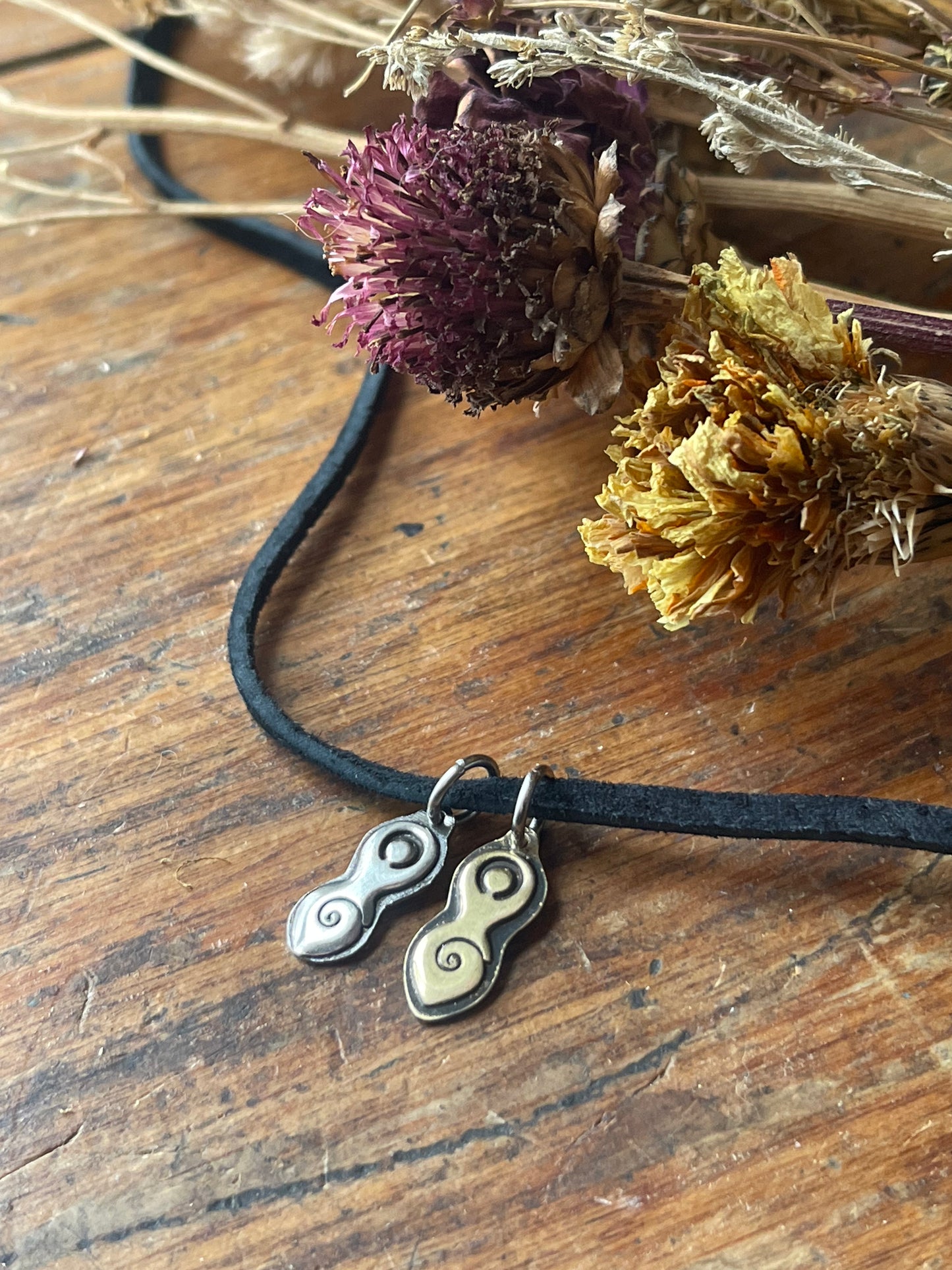 Mother Goddess Charm Jewelry • Earrings & Necklace