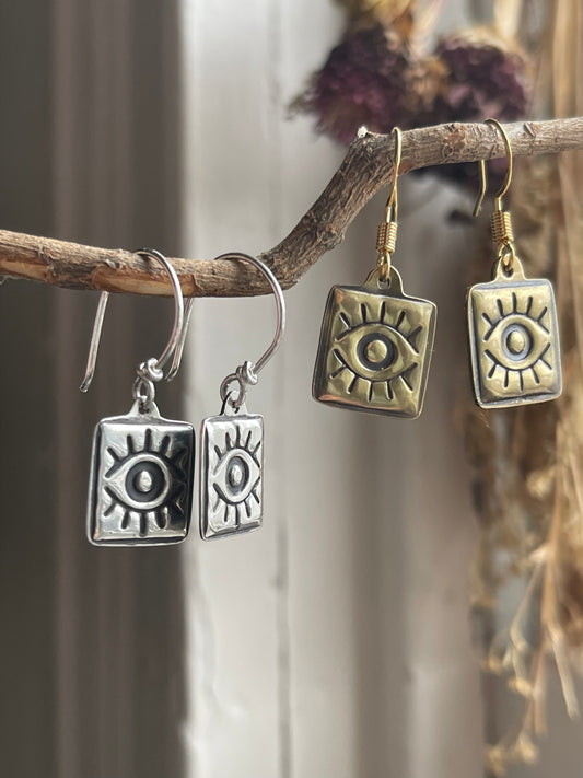 Evil Eye Made to Order Charm Earrings and Necklace
