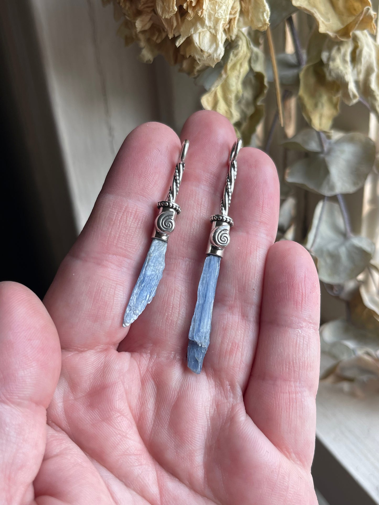 Blue Kyanite Bebe Sea Witch Broom Pendant