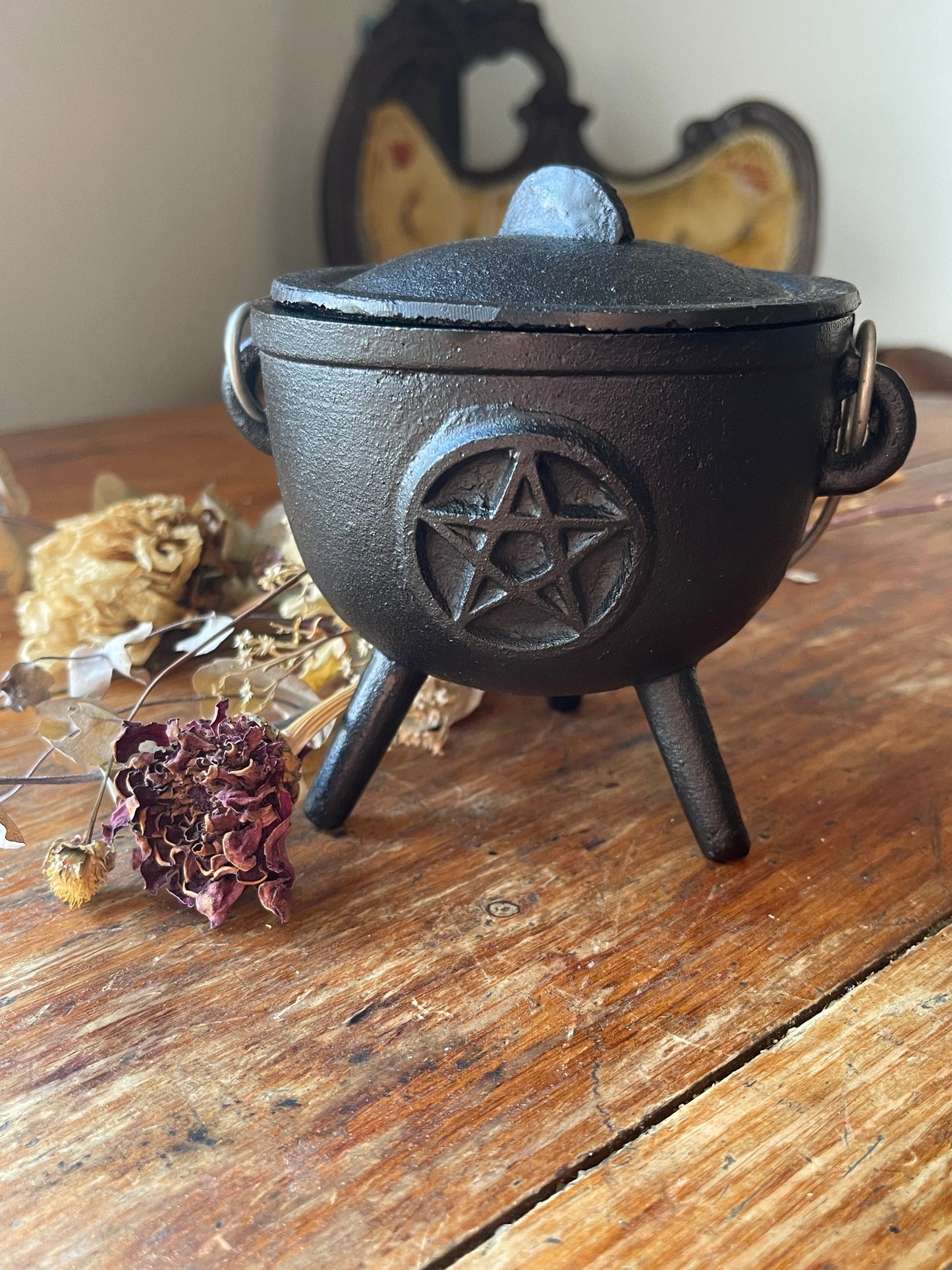 Bone Witch Sapphire Crystal Broom