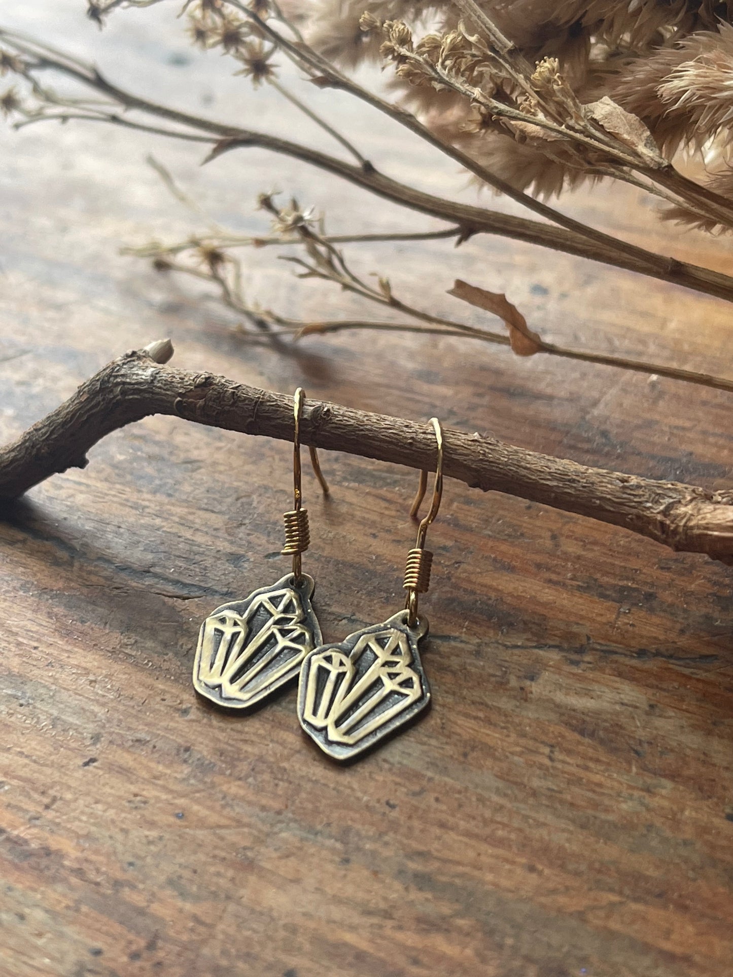 Crystal Cluster Cutie Charm Earrings • Dangle & Studs