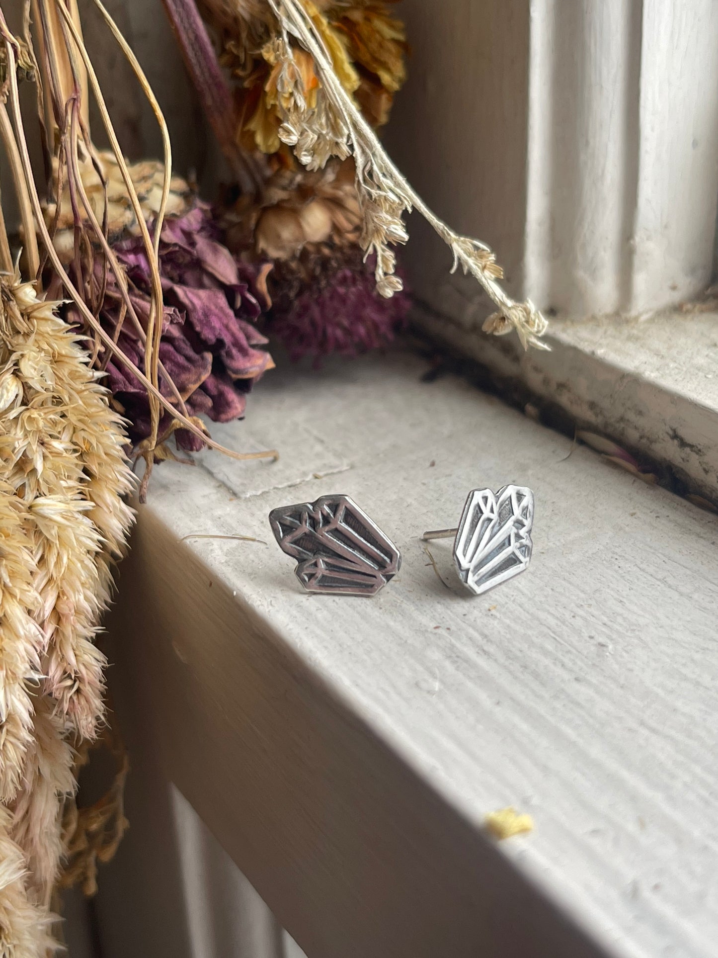 Crystal Cluster Cutie Charm Earrings • Dangle & Studs