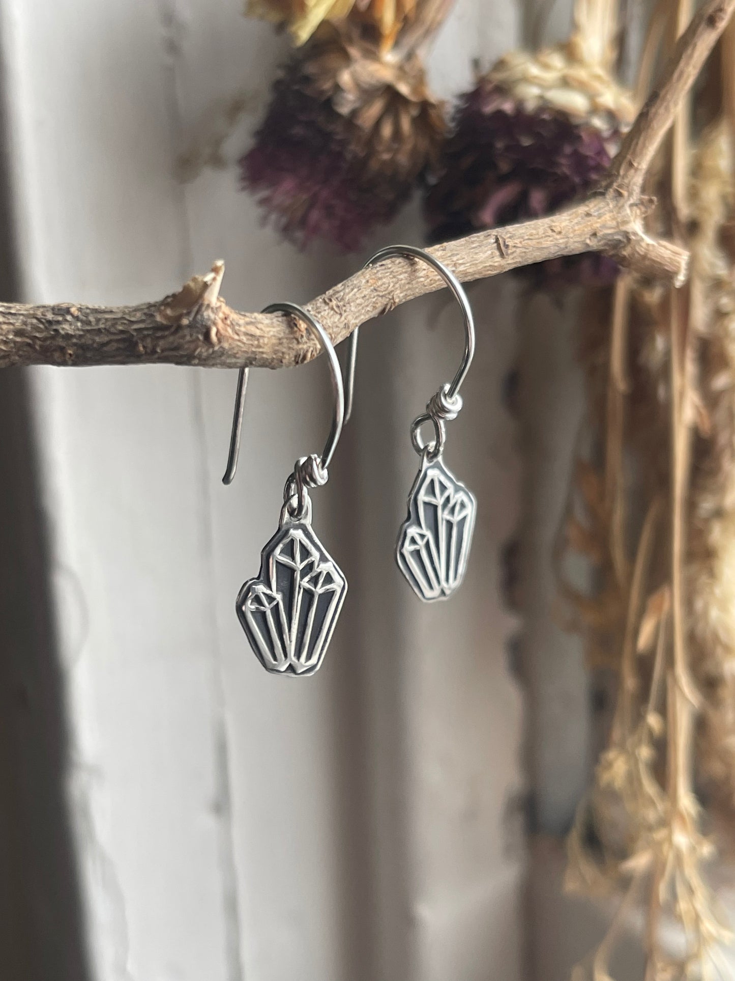 Crystal Cluster Cutie Charm Earrings • Dangle & Studs