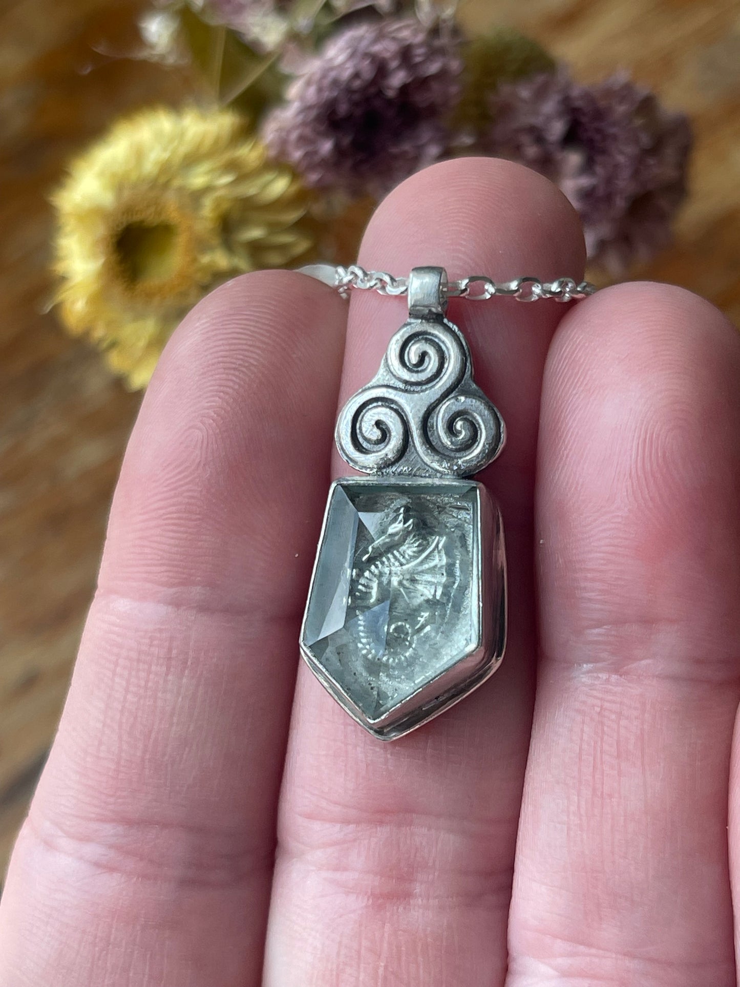 *The Spiral Path • Aquamarine