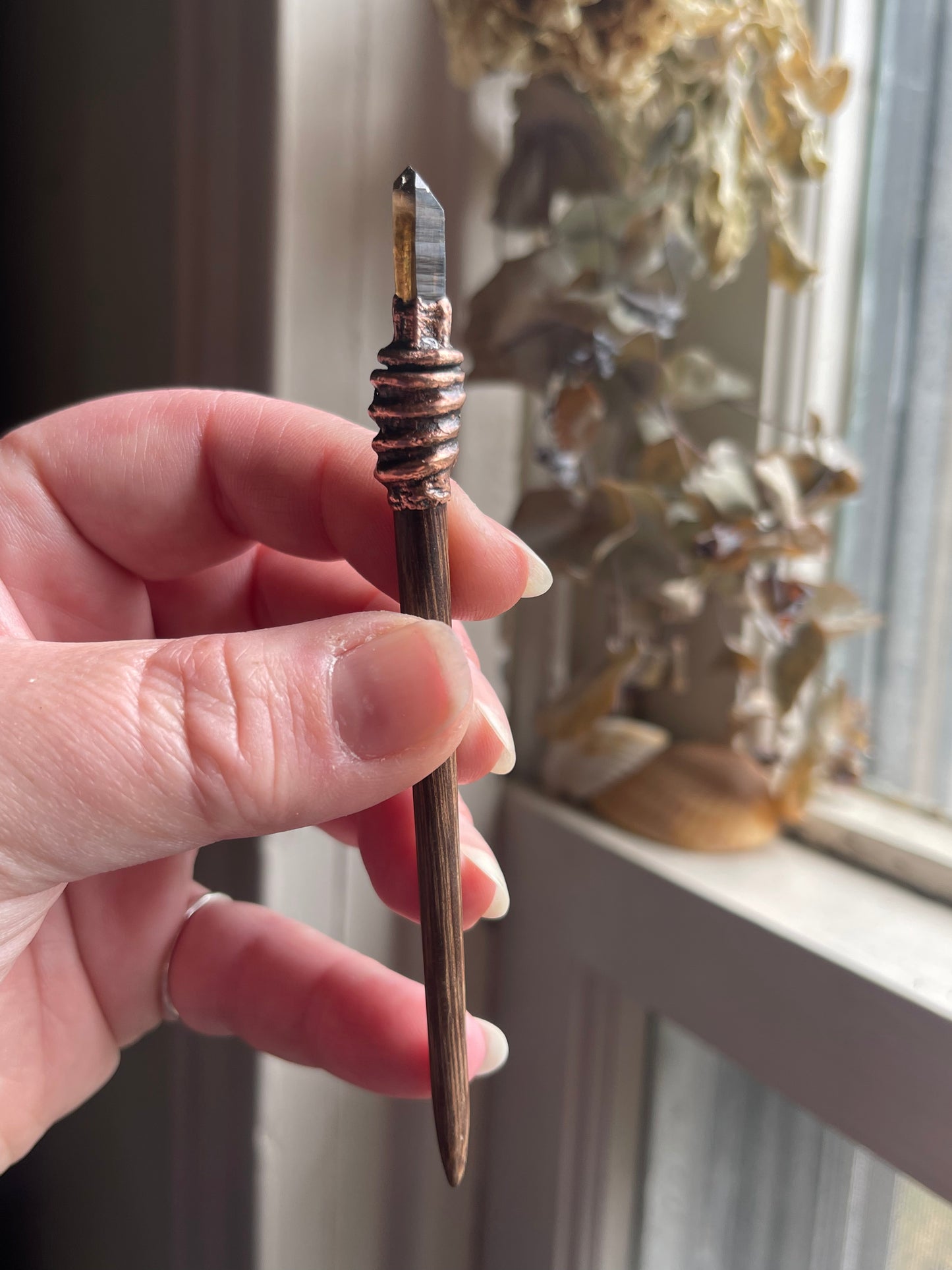 Electroformed Crystal Hair Sticks