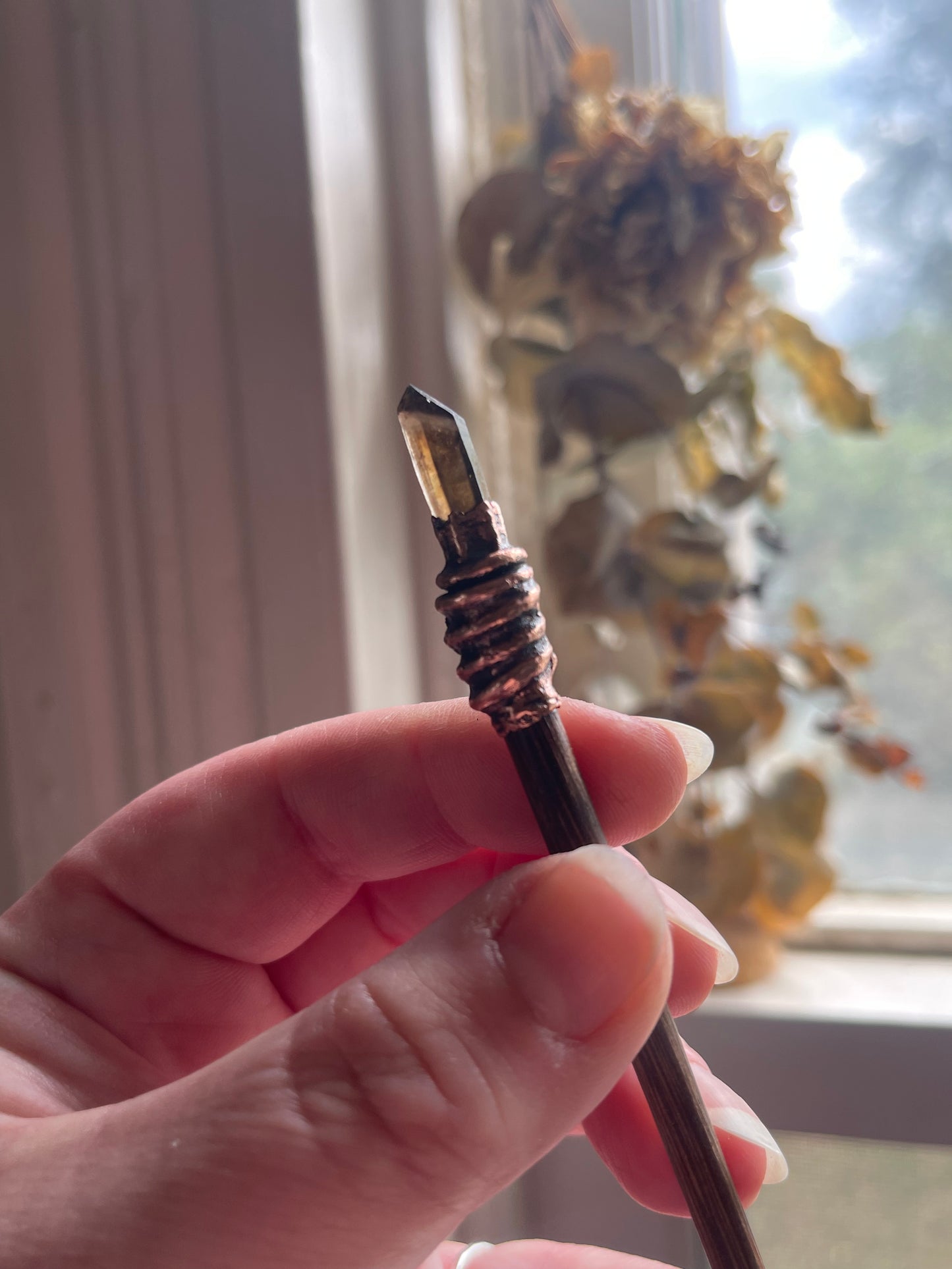 Electroformed Crystal Hair Sticks