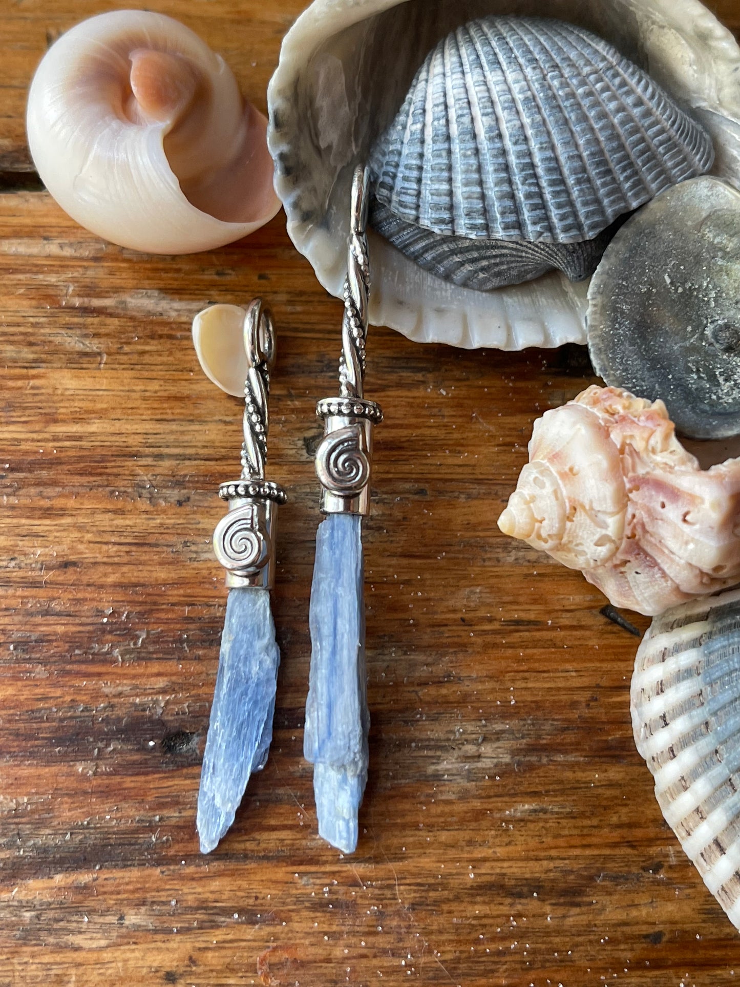 Blue Kyanite Bebe Sea Witch Broom Pendant