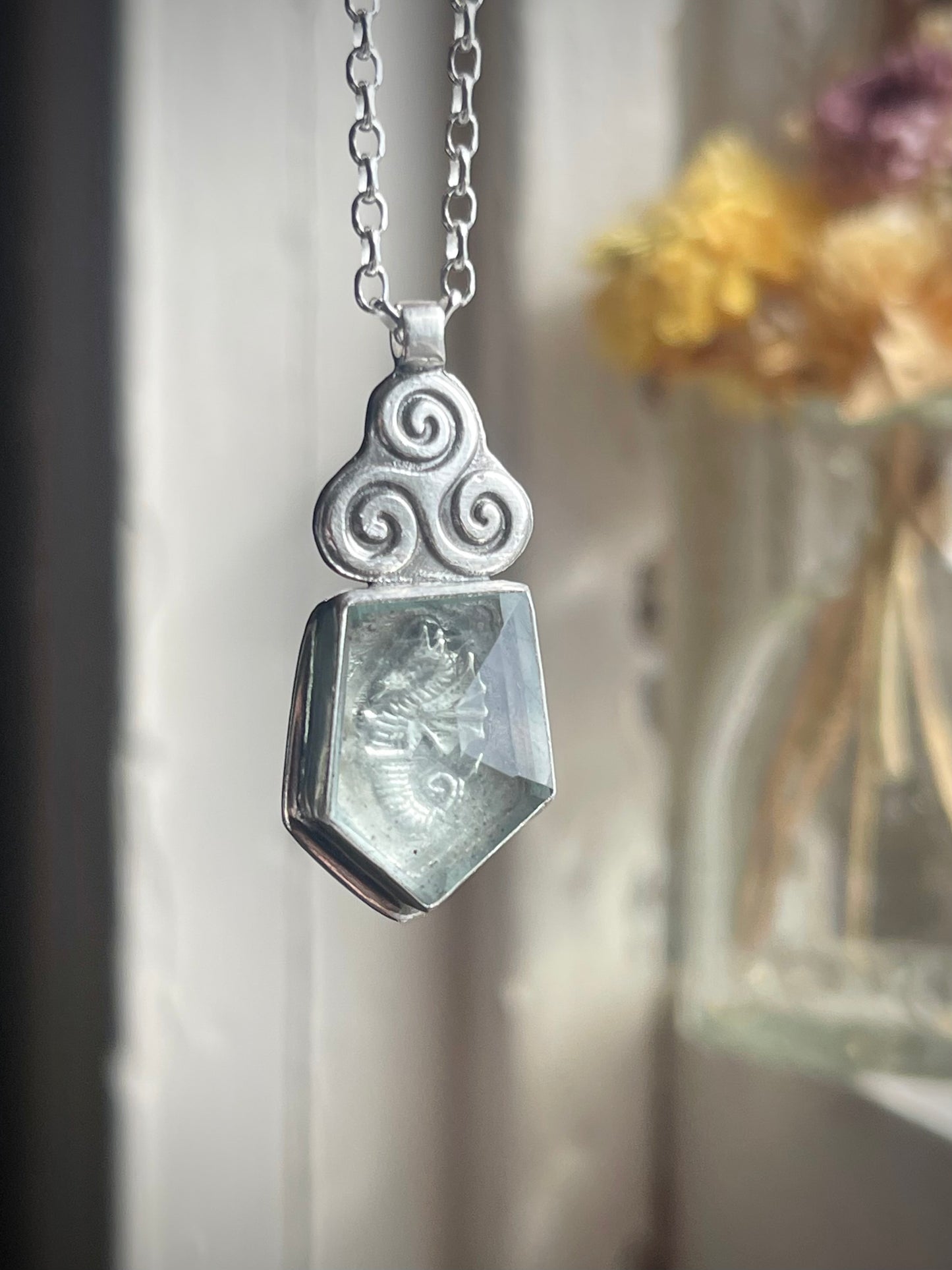 *The Spiral Path • Aquamarine