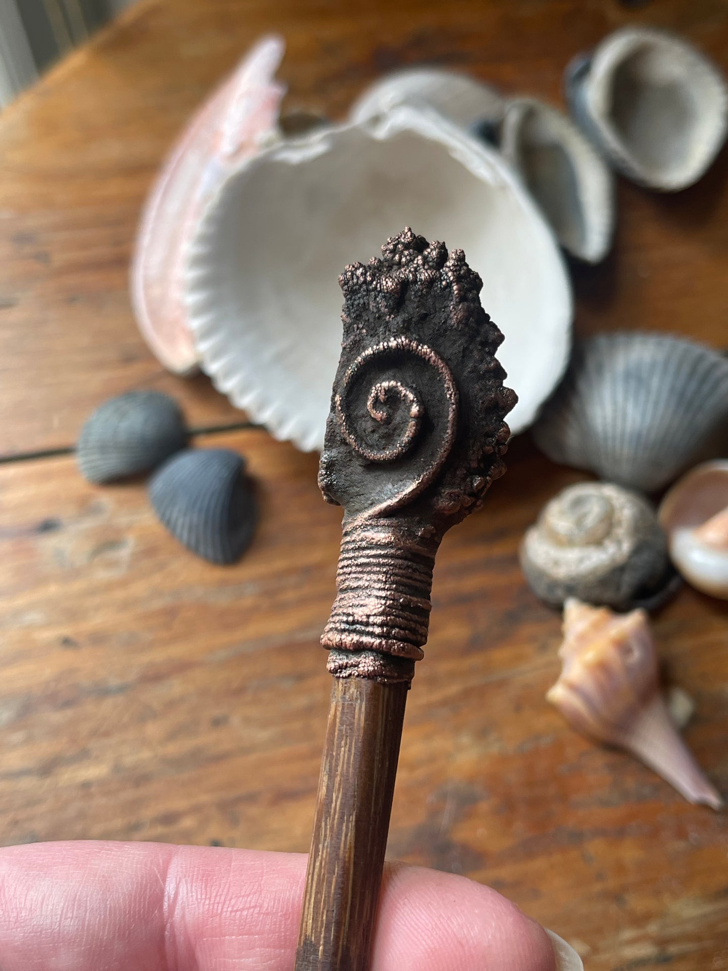 Electroformed Crystal Hair Sticks