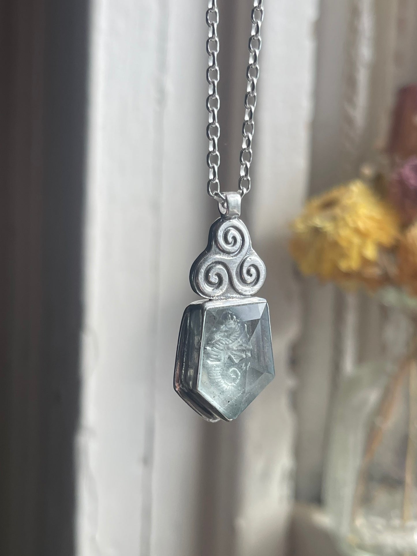 *The Spiral Path • Aquamarine