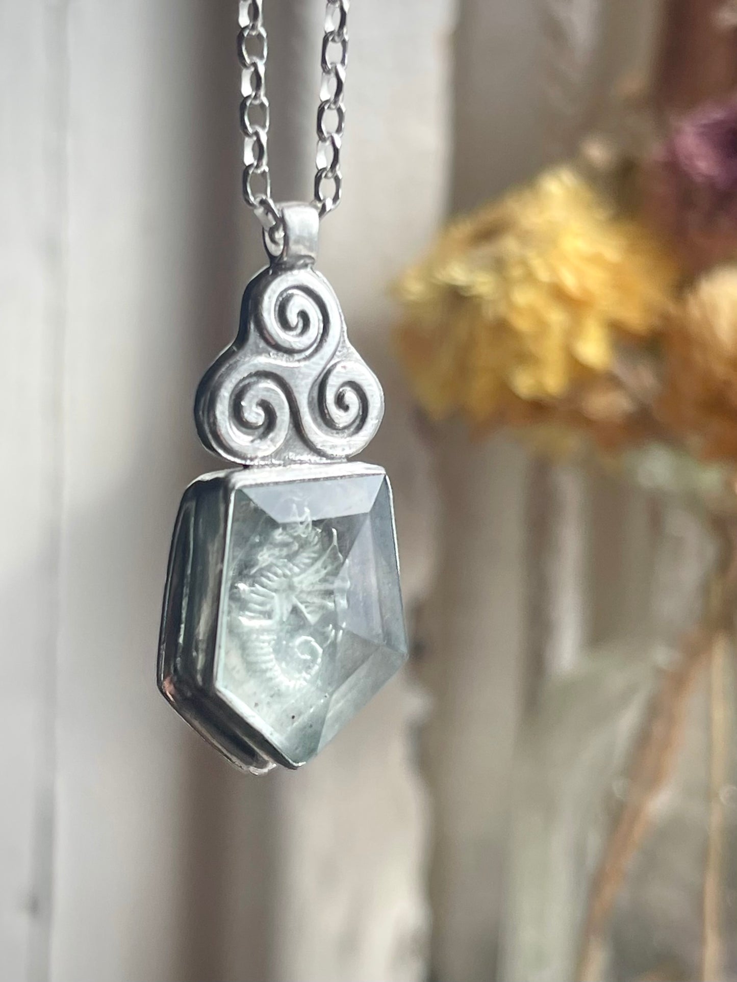 *The Spiral Path • Aquamarine