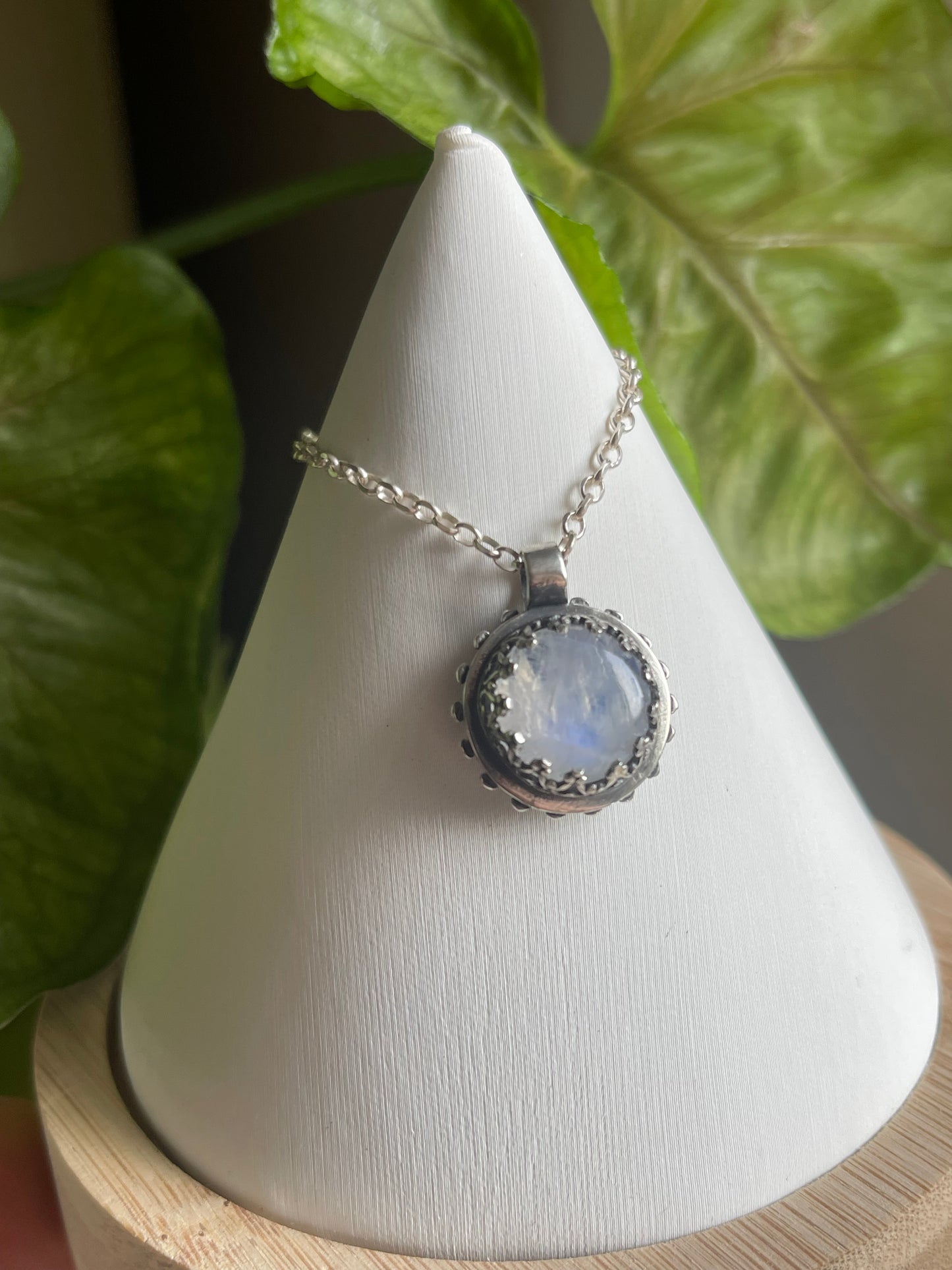 *Moonstone Magick • Reversible Pentacle Pendant Necklace