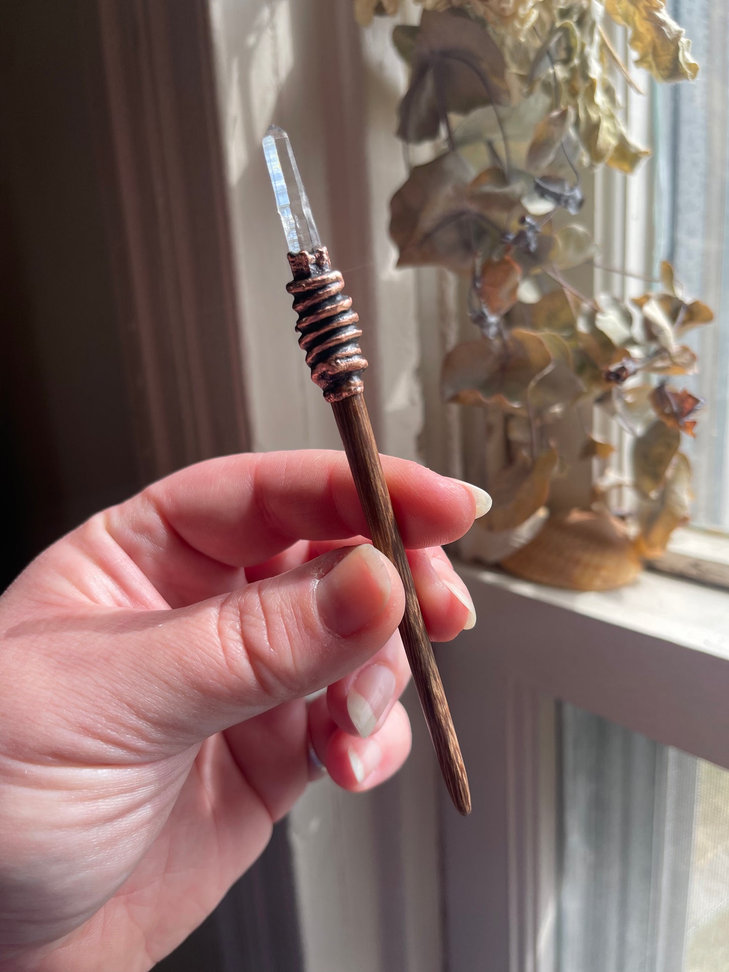 Electroformed Crystal Hair Sticks