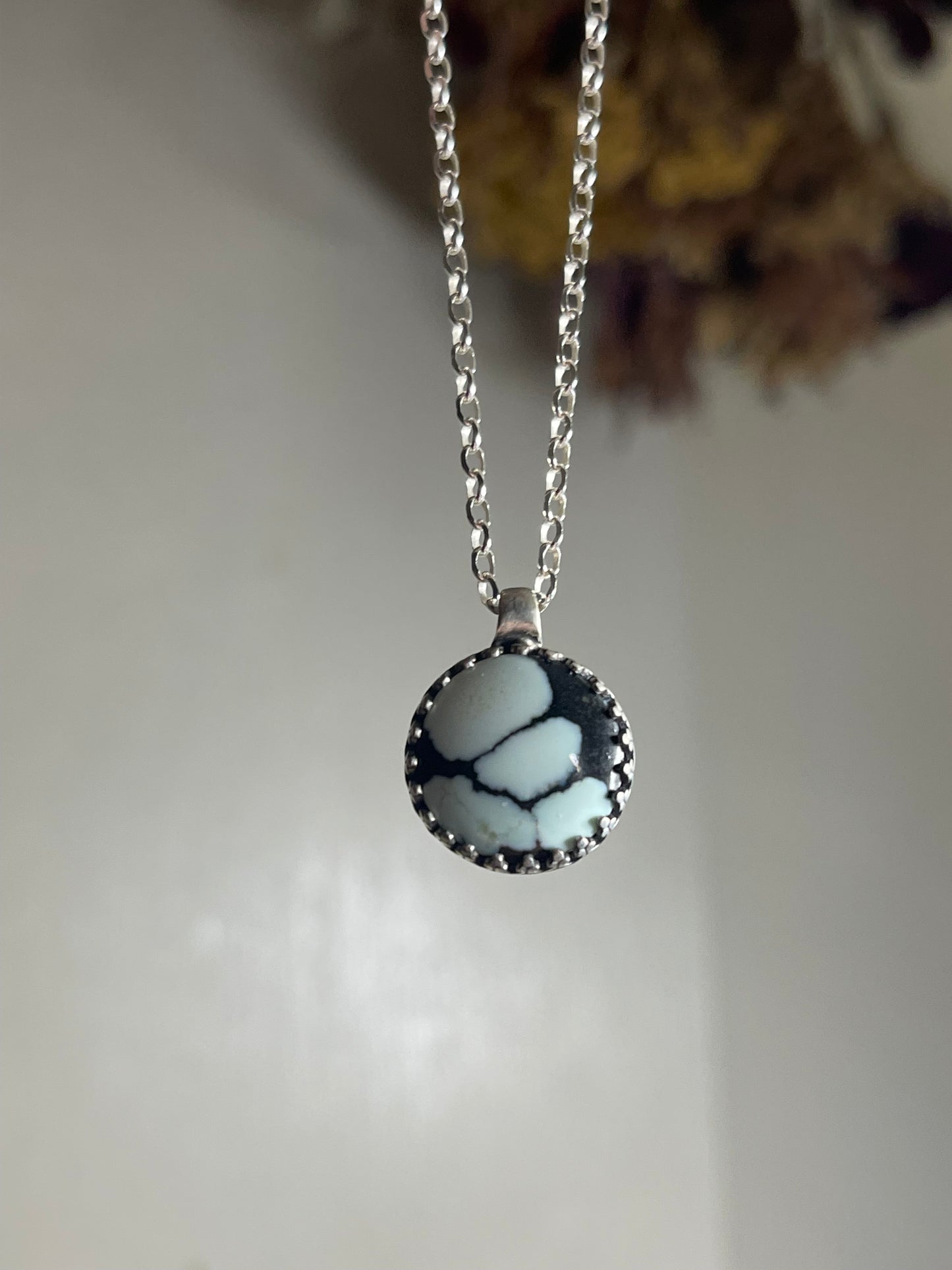 *Desert Bloom Skull Pendant Necklace