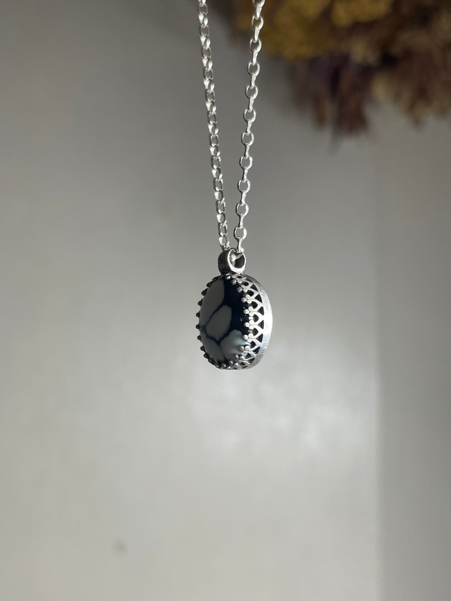 *Desert Bloom Skull Pendant Necklace