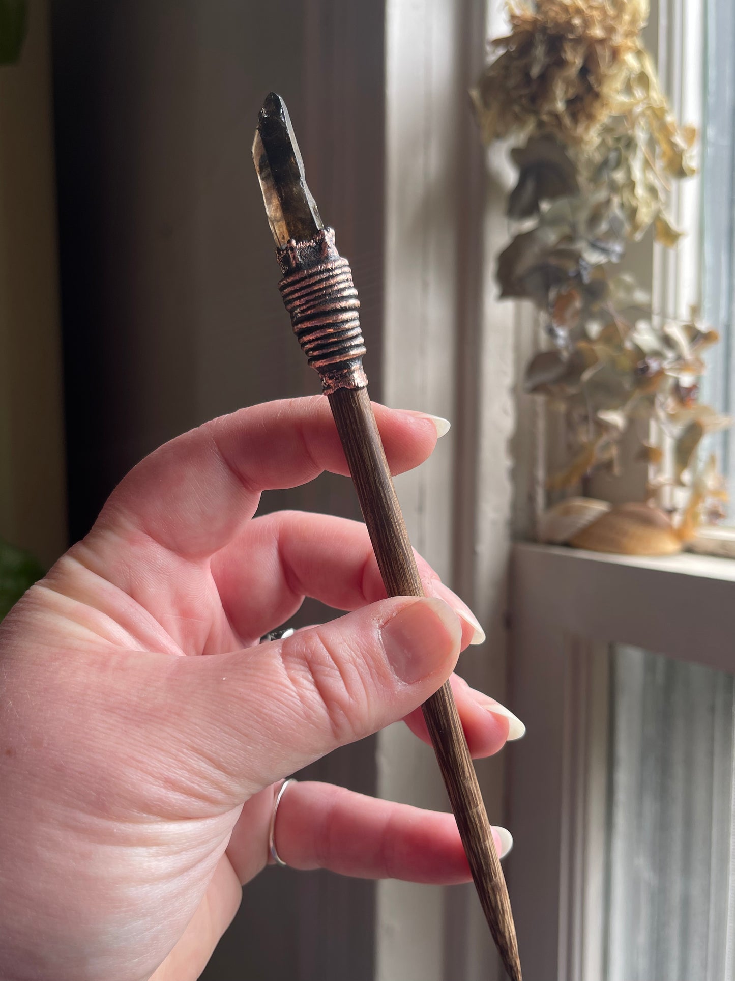 Electroformed Crystal Hair Sticks