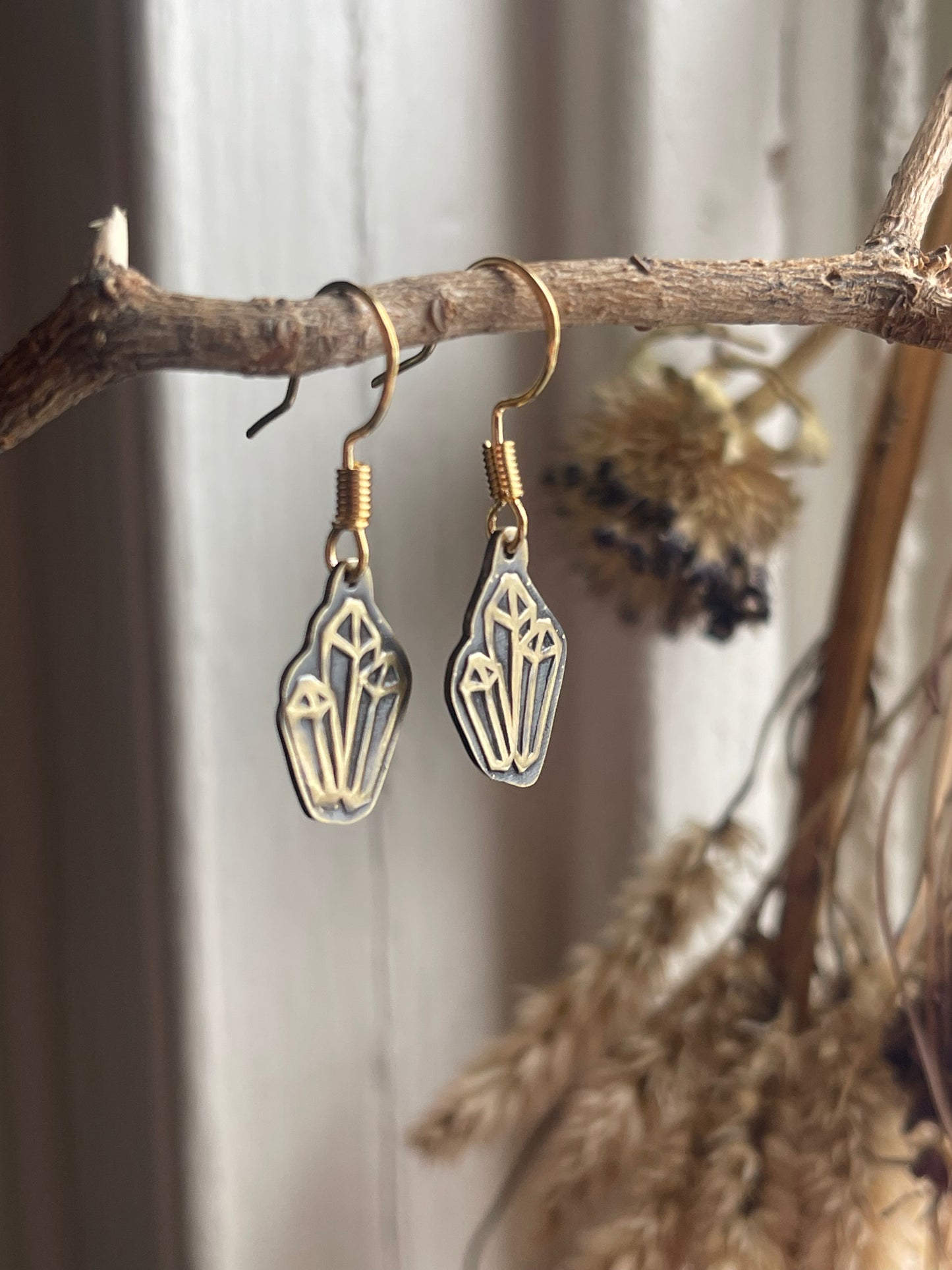 Crystal Cluster Cutie Charm Earrings • Dangle & Studs