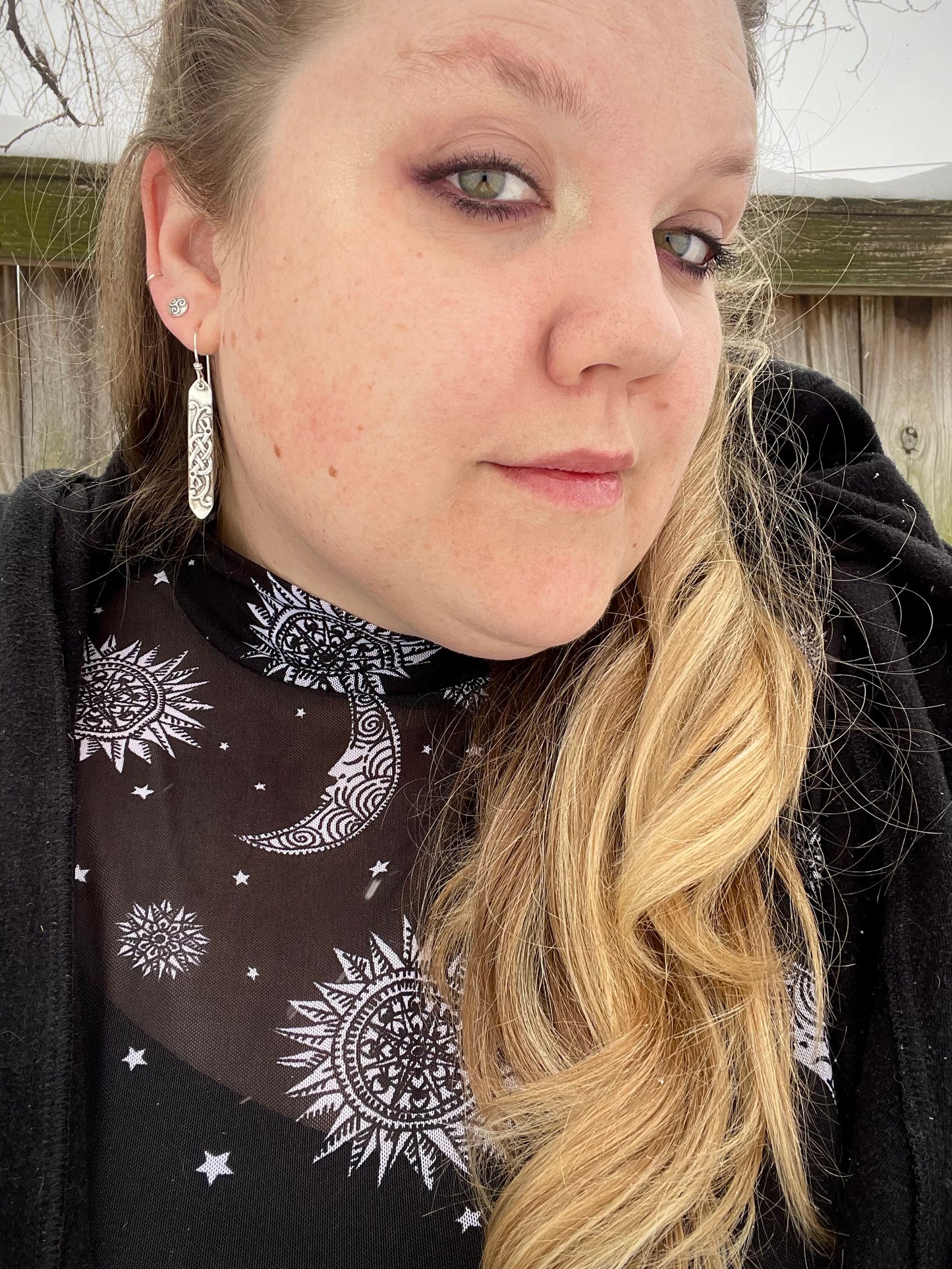 Jörmungandr Viking Knots Sterling Silver Dangle Earrings • MADE TO ORDER