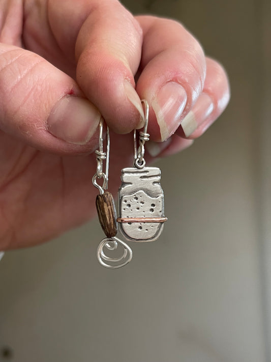 Sourdough Starter Earrings • Made to Order