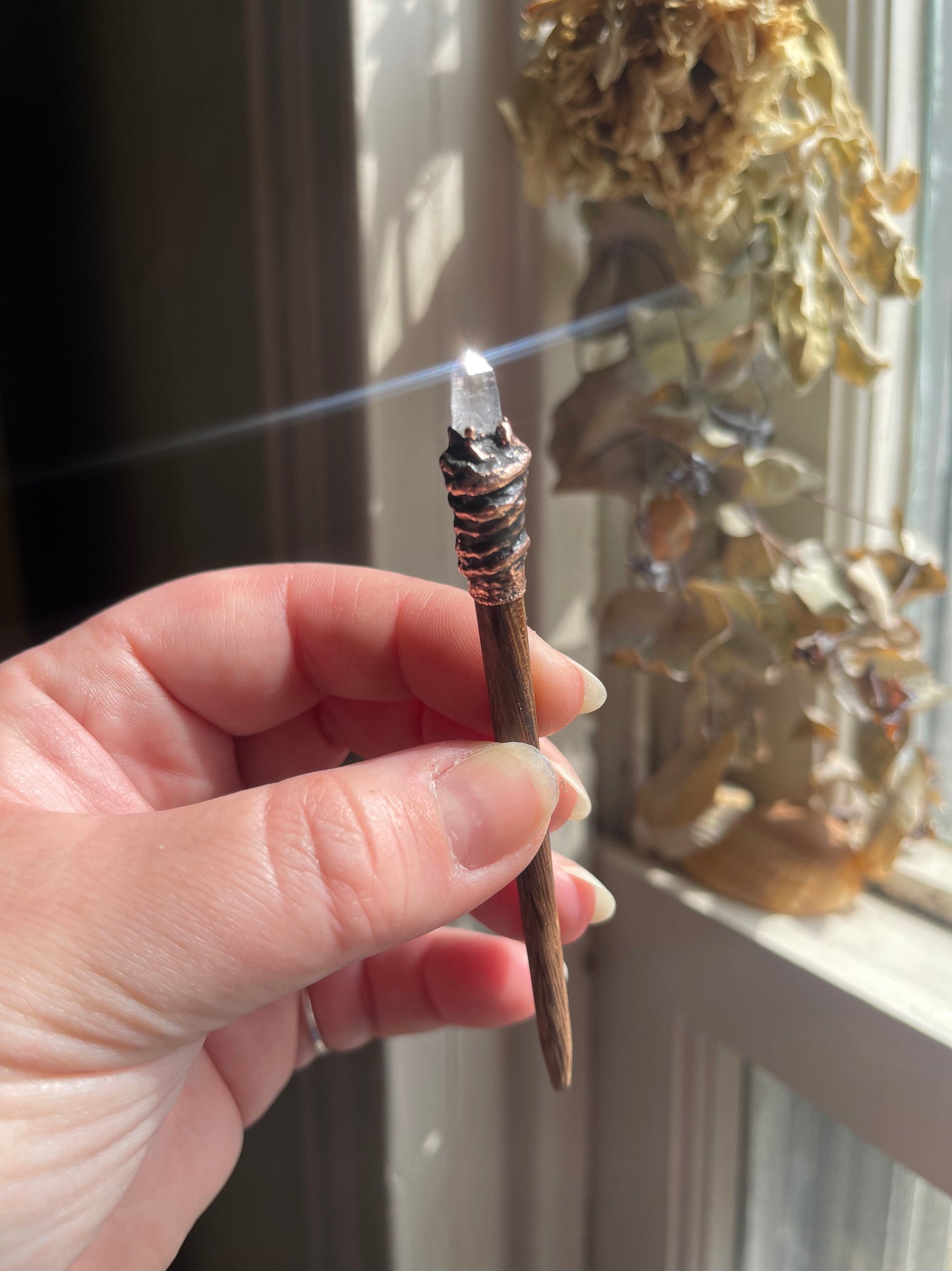 Electroformed Crystal Hair Sticks