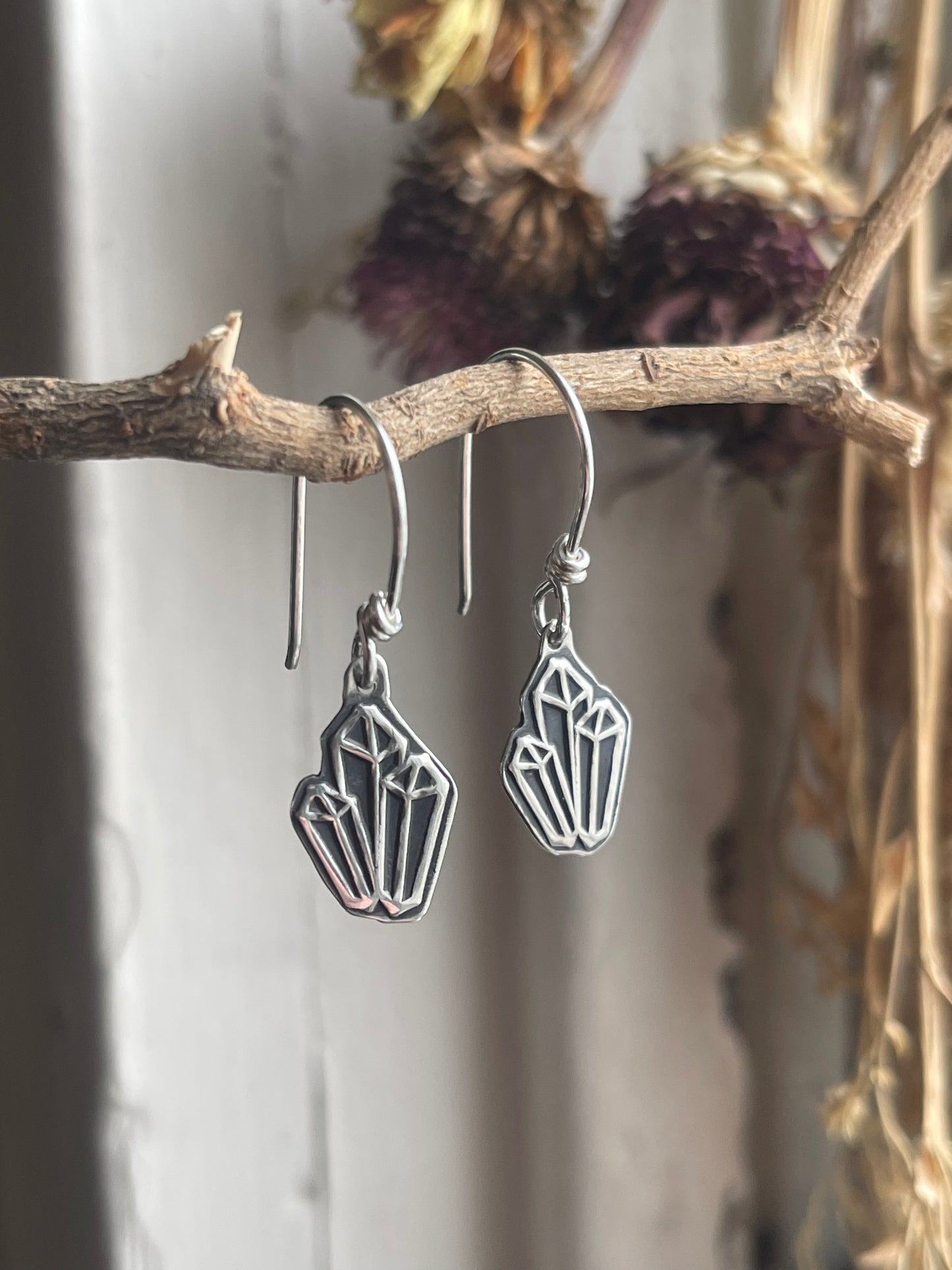Crystal Cluster Cutie Charm Earrings • Dangle & Studs
