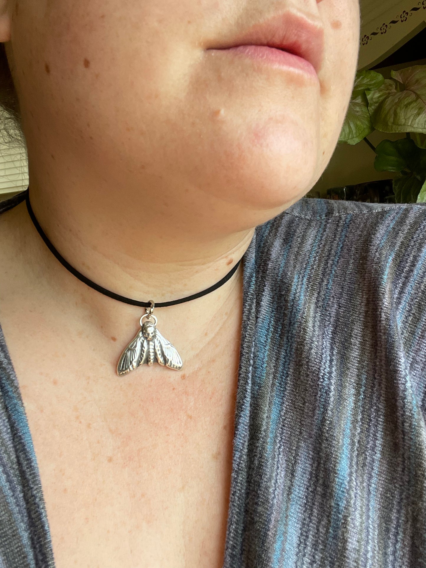Deathmoth Pendant and Ring • MADE TO ORDER