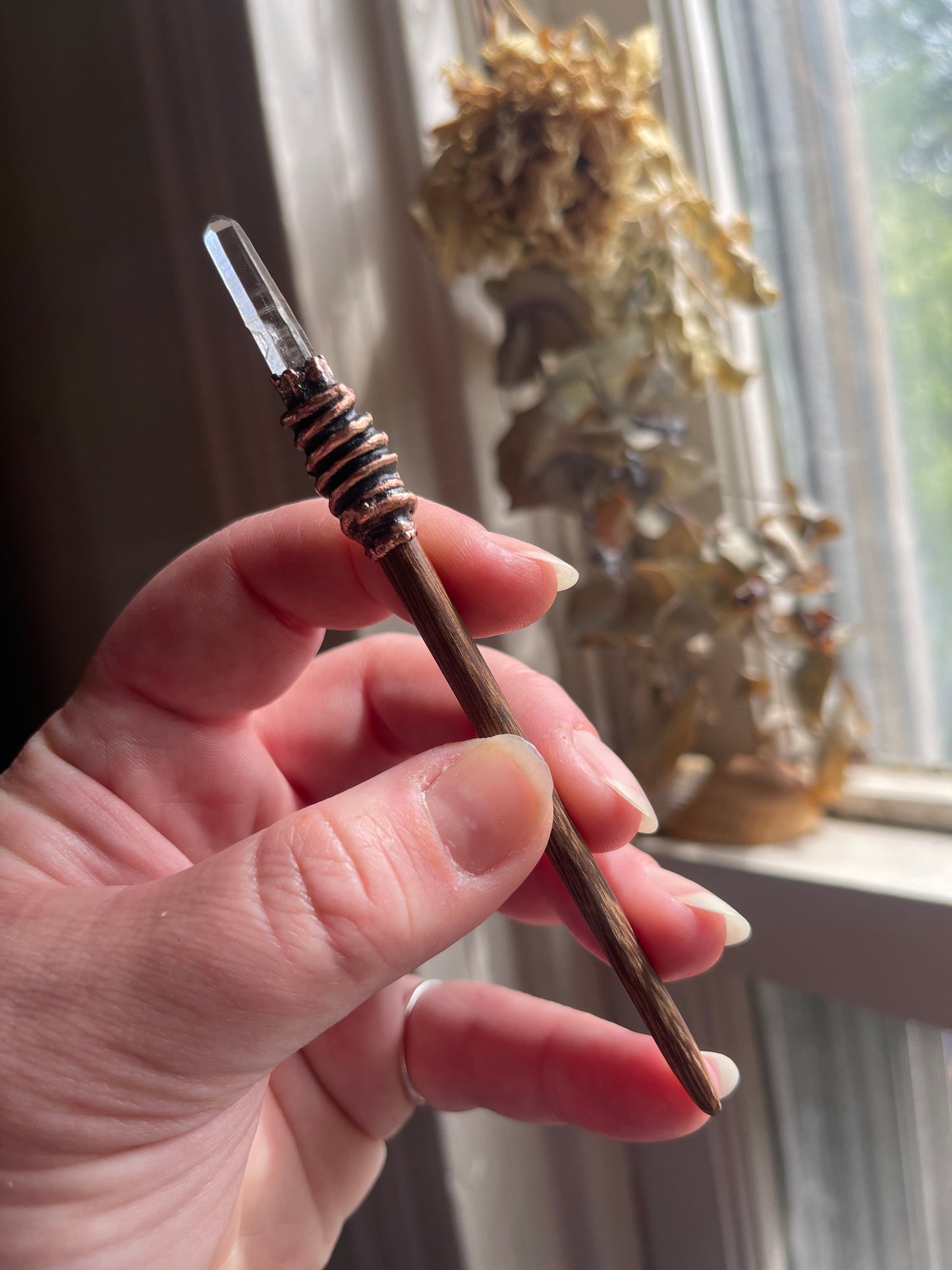 Electroformed Crystal Hair Sticks