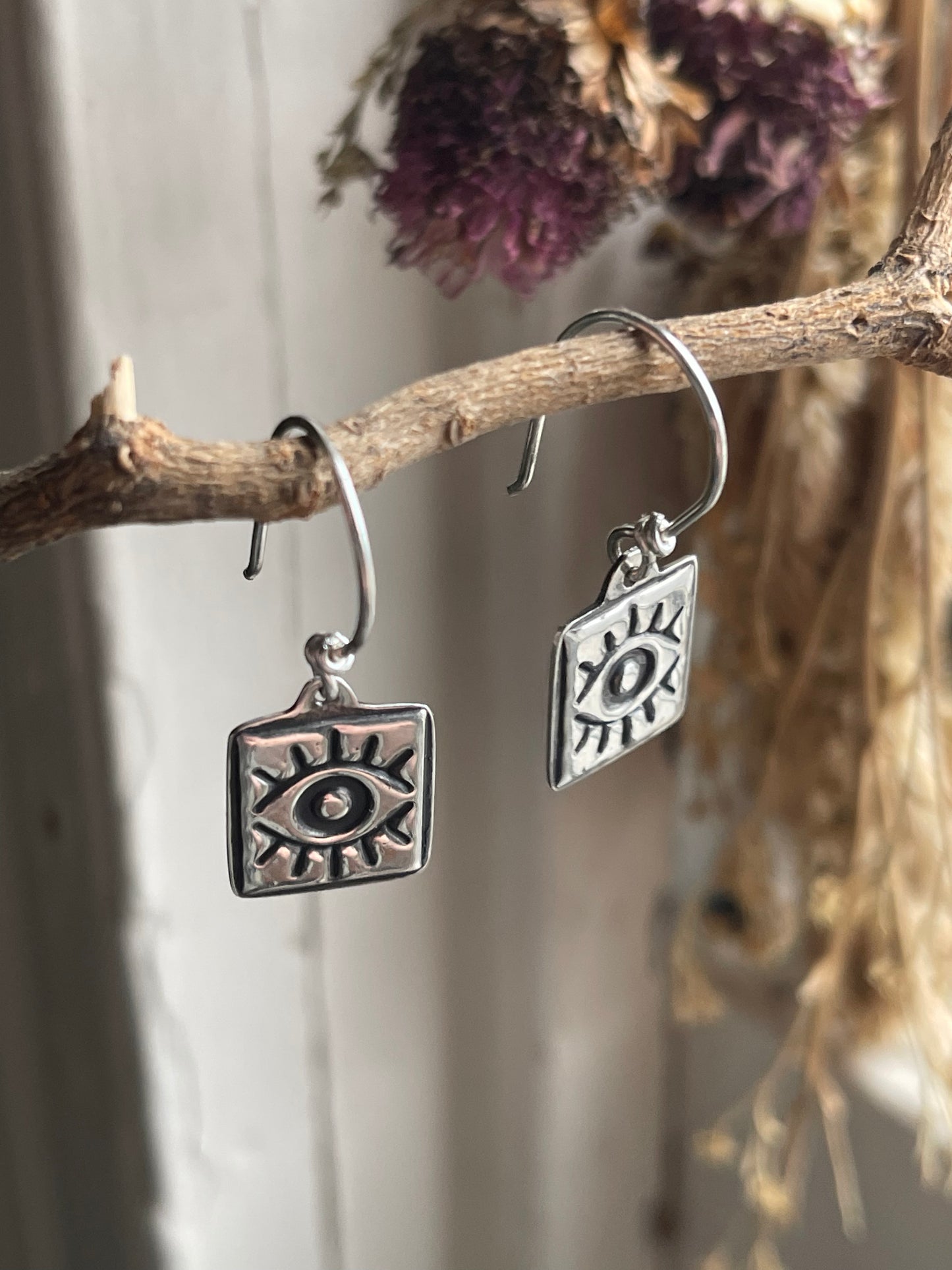 Evil Eye Made to Order Charm Earrings and Necklace