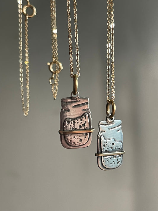 Sourdough Starter Charm Necklaces • Made to Order