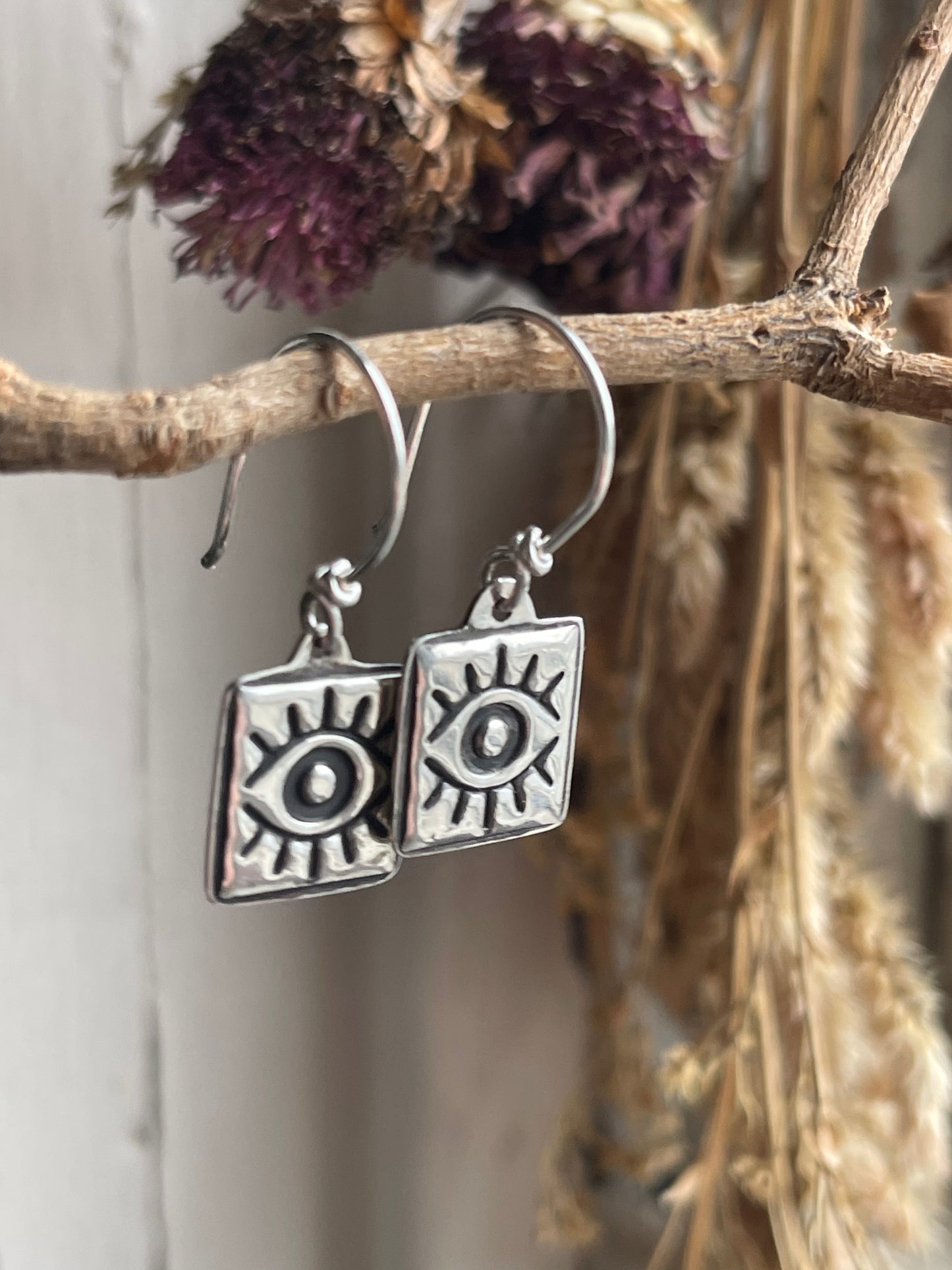 Evil Eye Made to Order Charm Earrings and Necklace