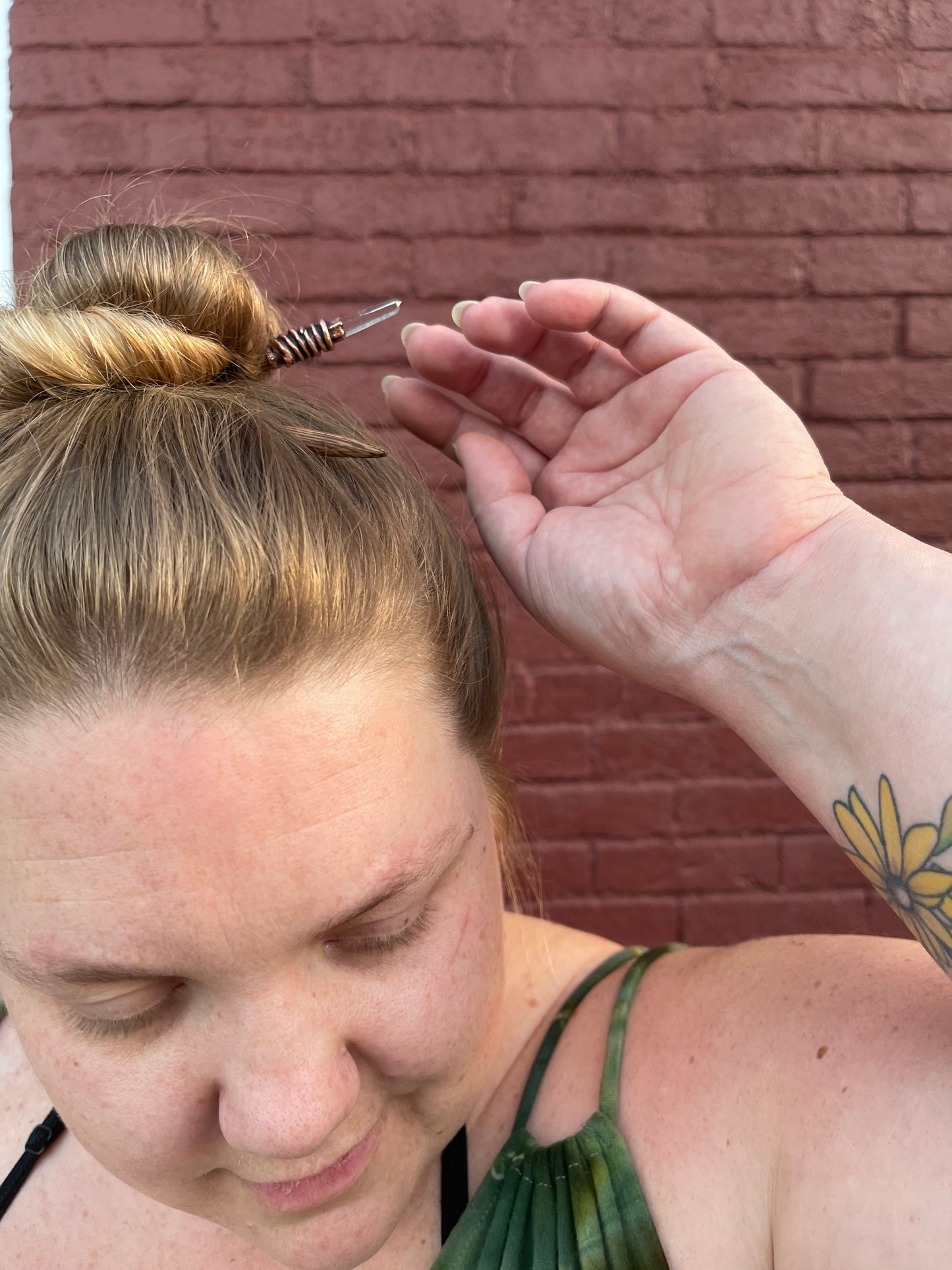 Electroformed Crystal Hair Sticks