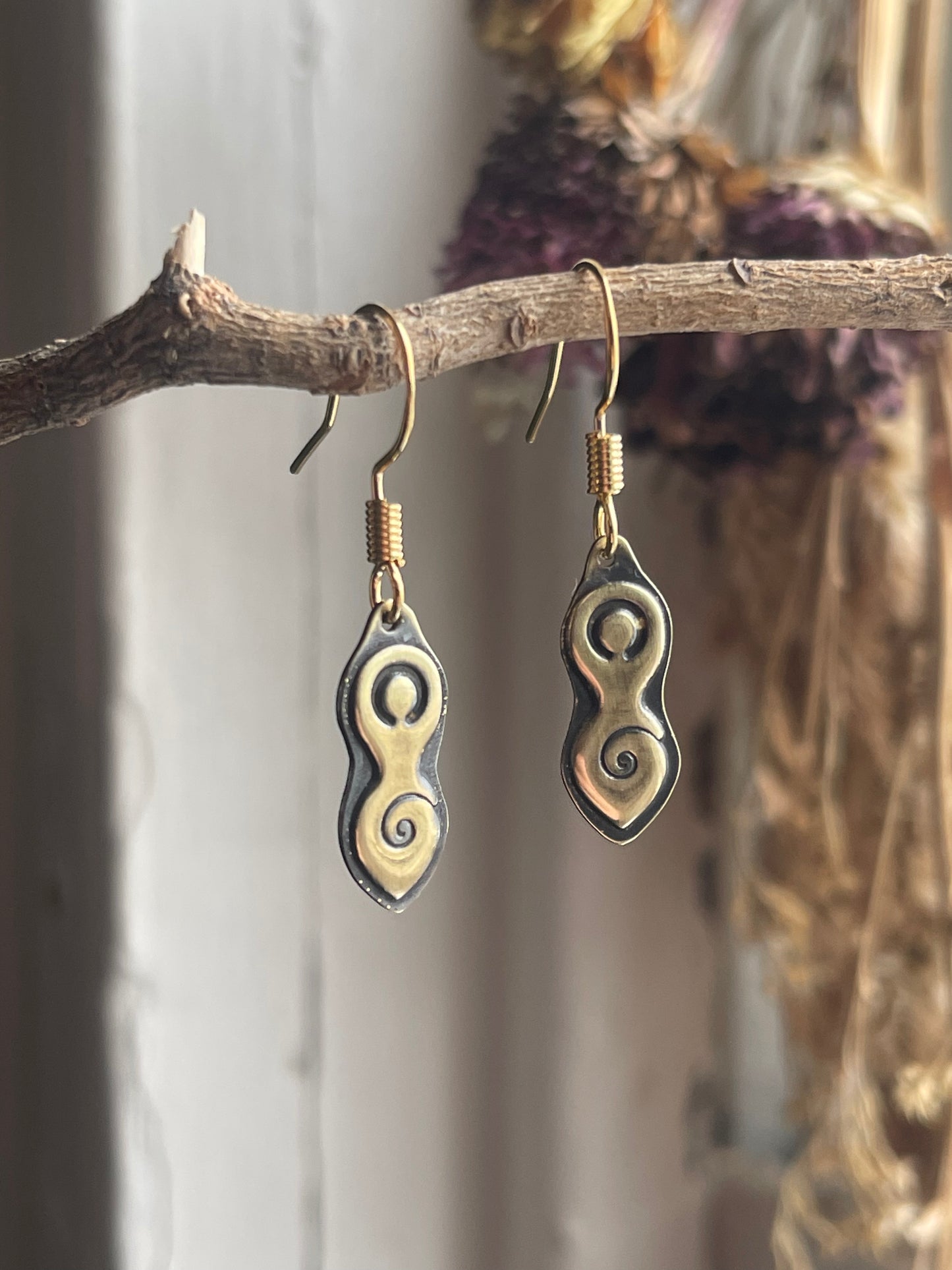 Mother Goddess Charm Jewelry • Earrings & Necklace