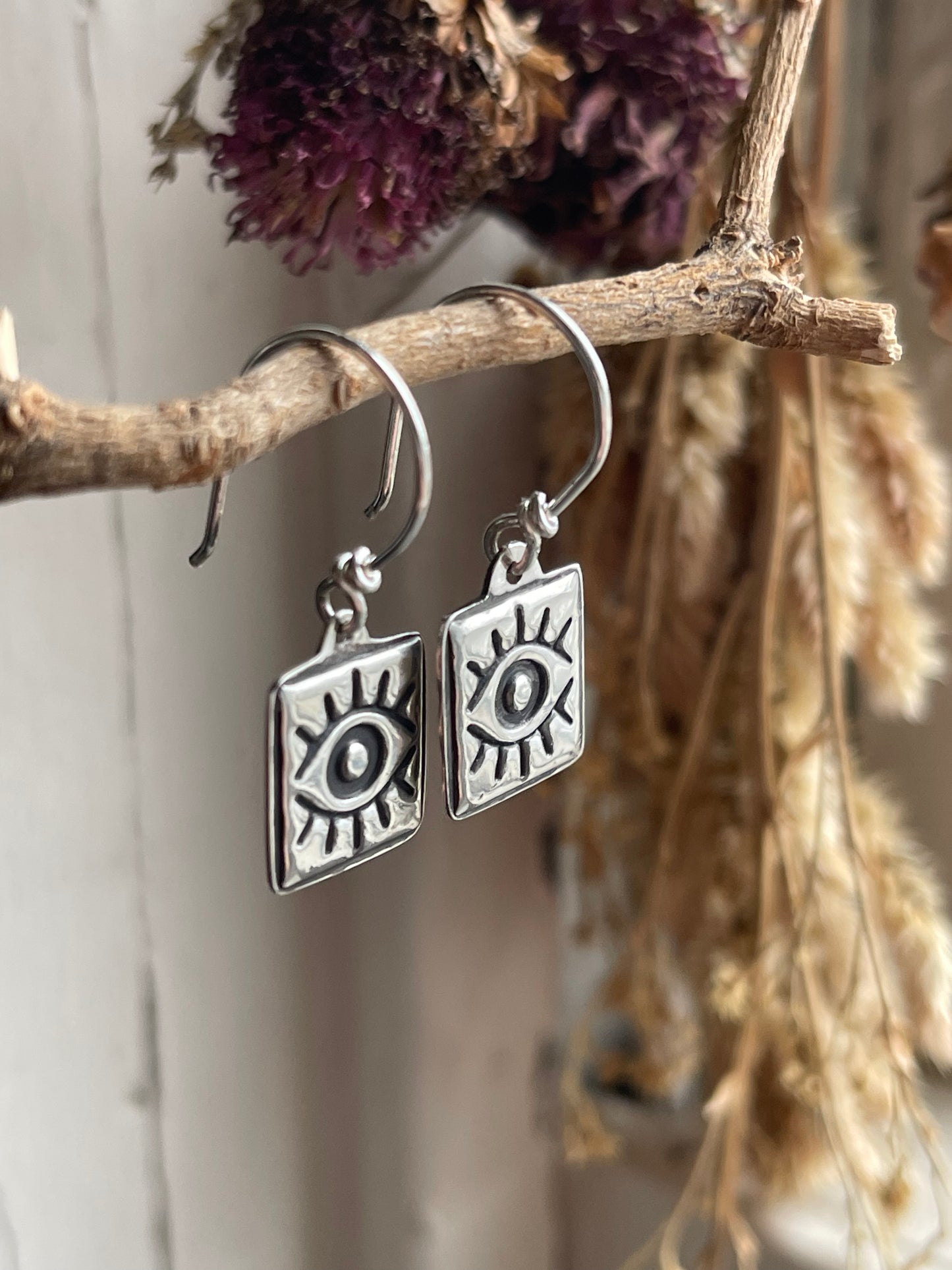 Evil Eye Made to Order Charm Earrings and Necklace