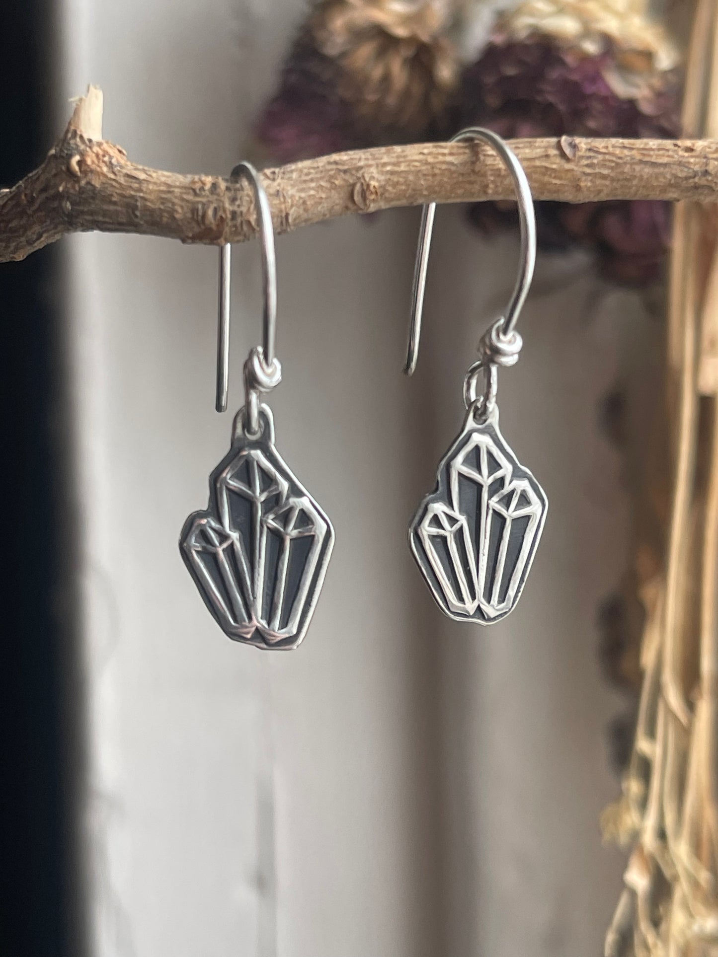 Crystal Cluster Cutie Charm Earrings • Dangle & Studs