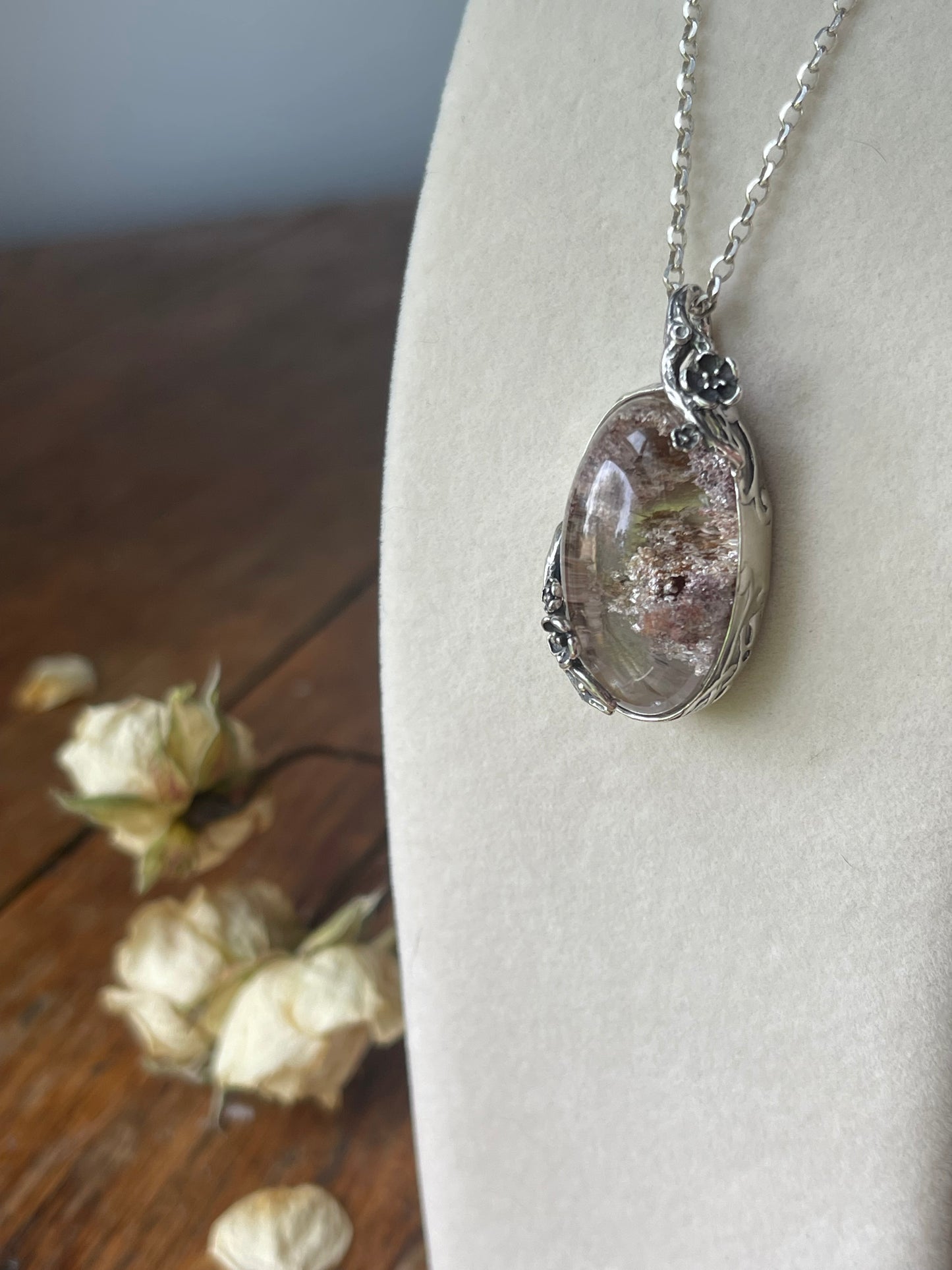 *Freyja’s Heart • Ostara Statement Pendant Necklace • Sterling Silver