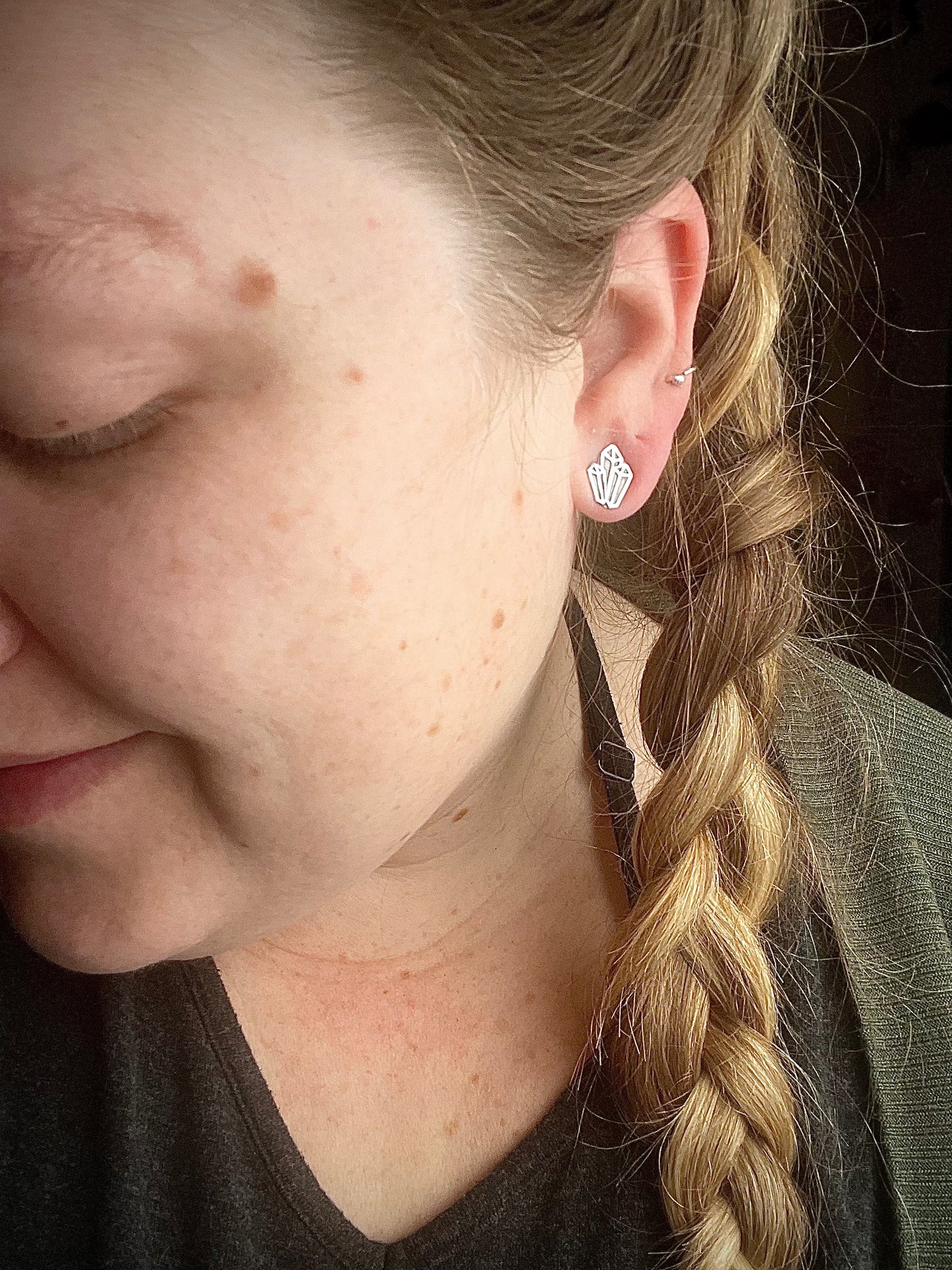 Crystal Cluster Cutie Charm Earrings • Dangle & Studs
