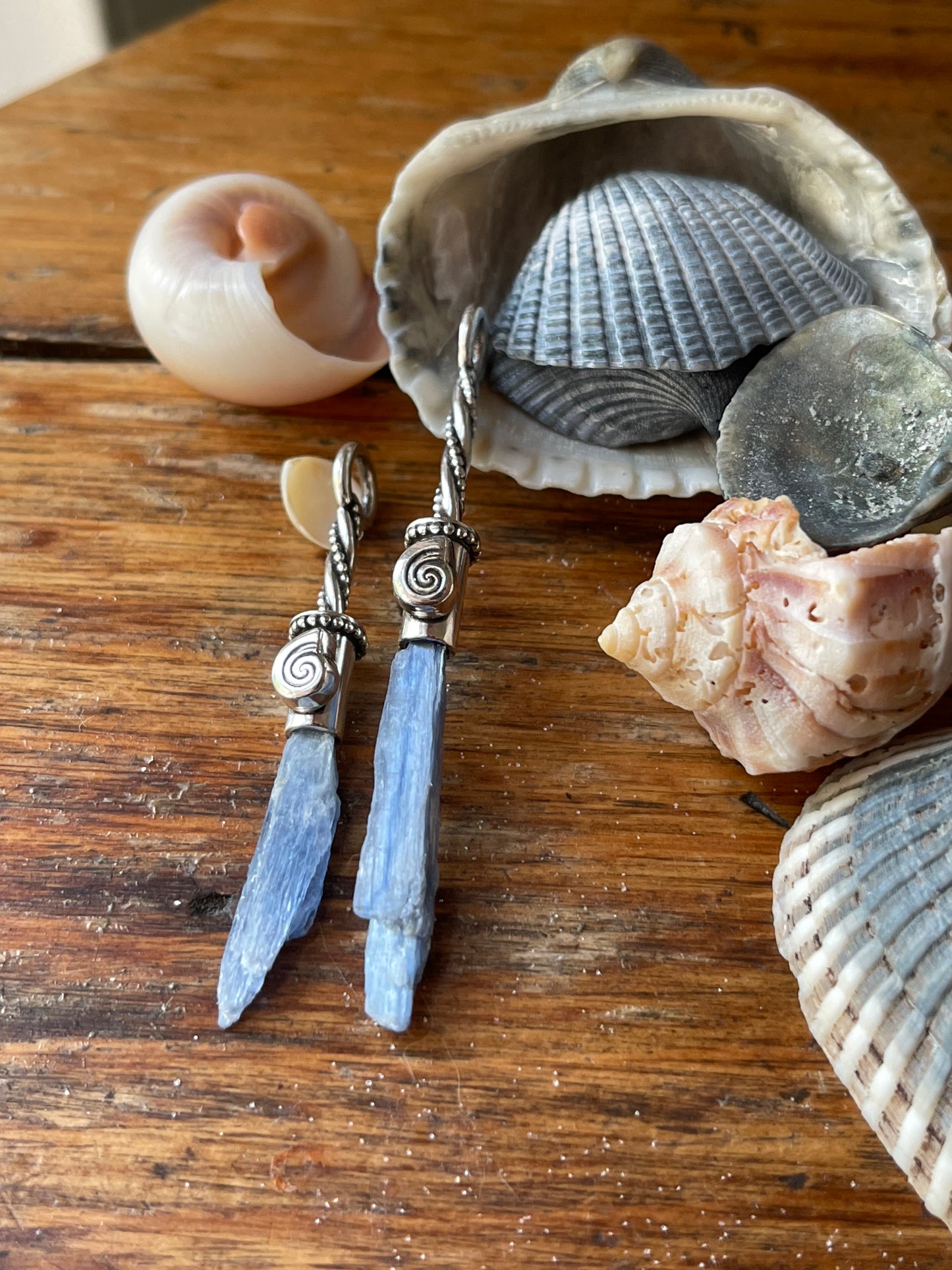 Blue Kyanite Bebe Sea Witch Broom Pendant