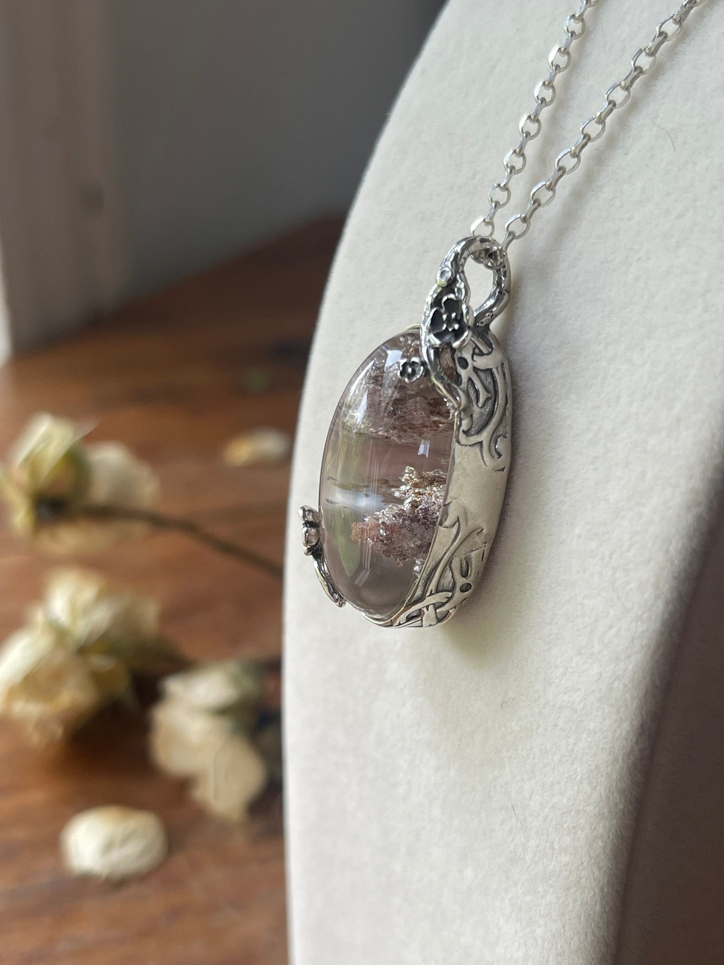 *Freyja’s Heart • Ostara Statement Pendant Necklace • Sterling Silver