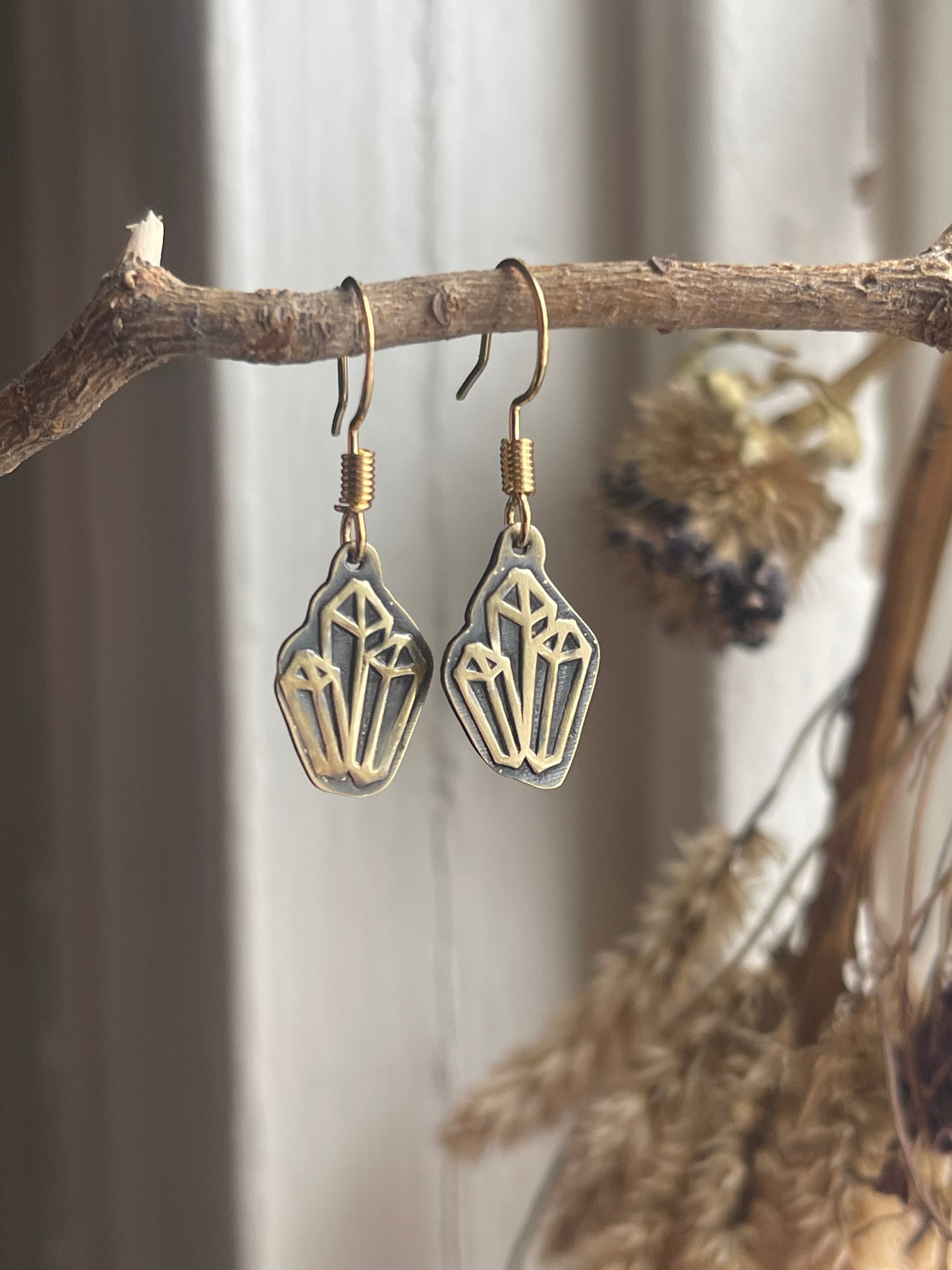 Crystal Cluster Cutie Charm Earrings • Dangle & Studs