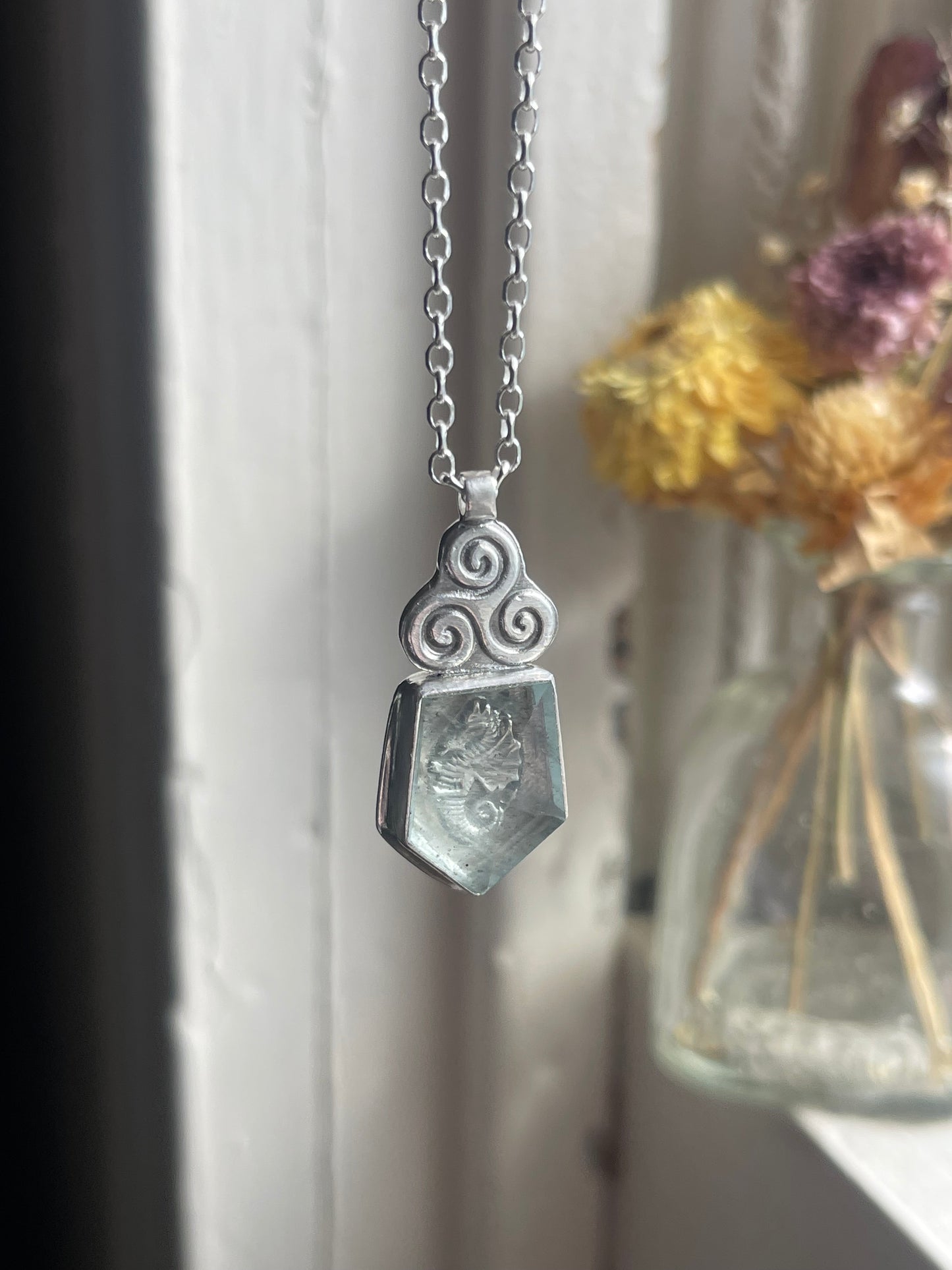 *The Spiral Path • Aquamarine