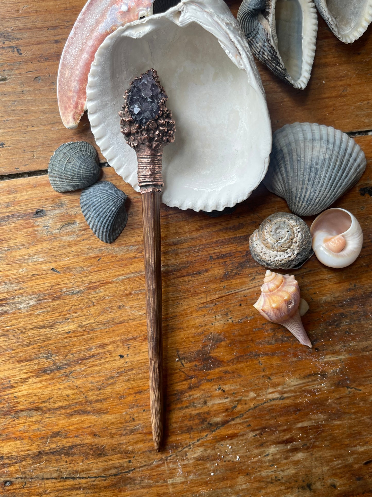 Electroformed Crystal Hair Sticks