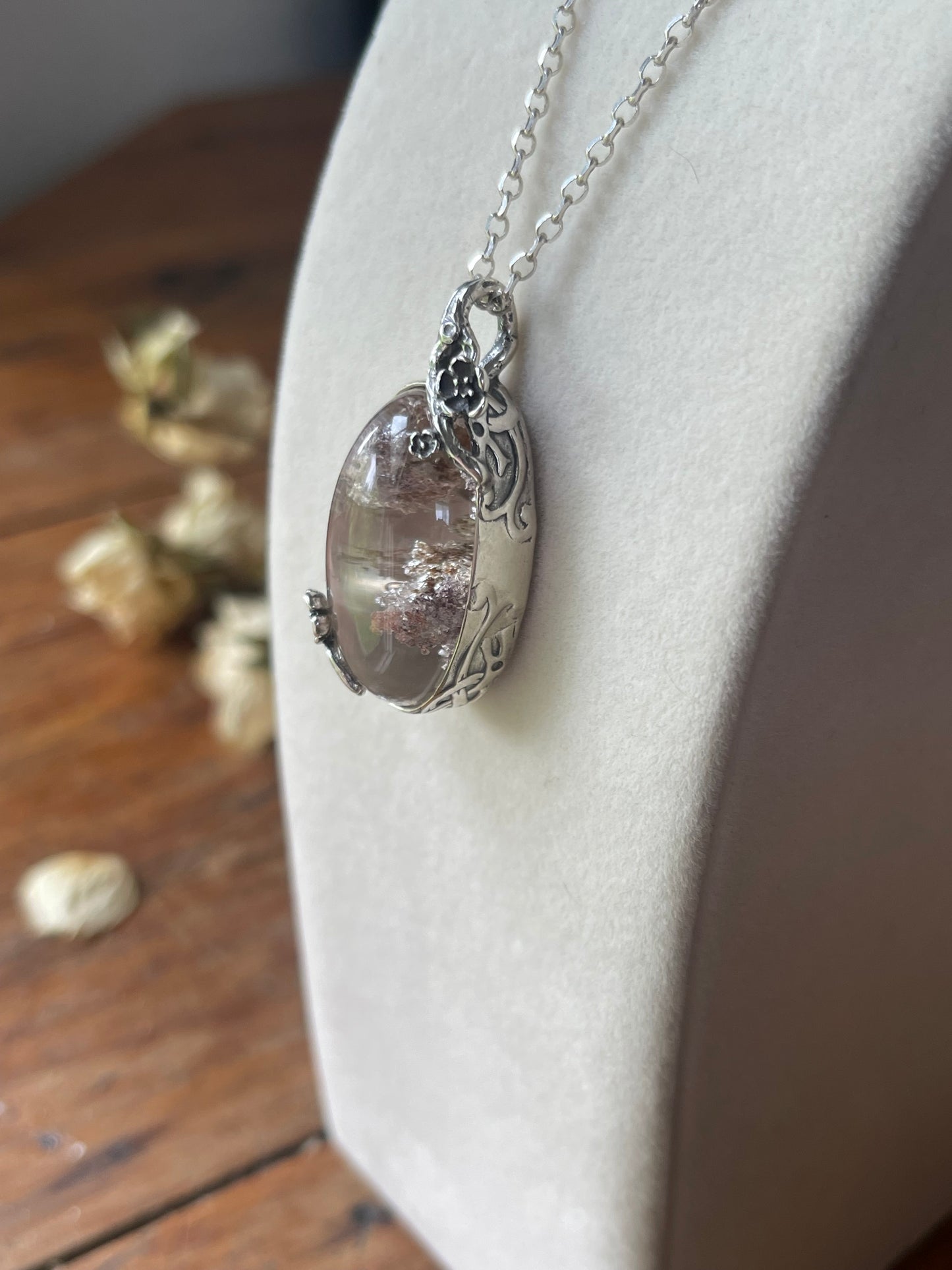*Freyja’s Heart • Ostara Statement Pendant Necklace • Sterling Silver