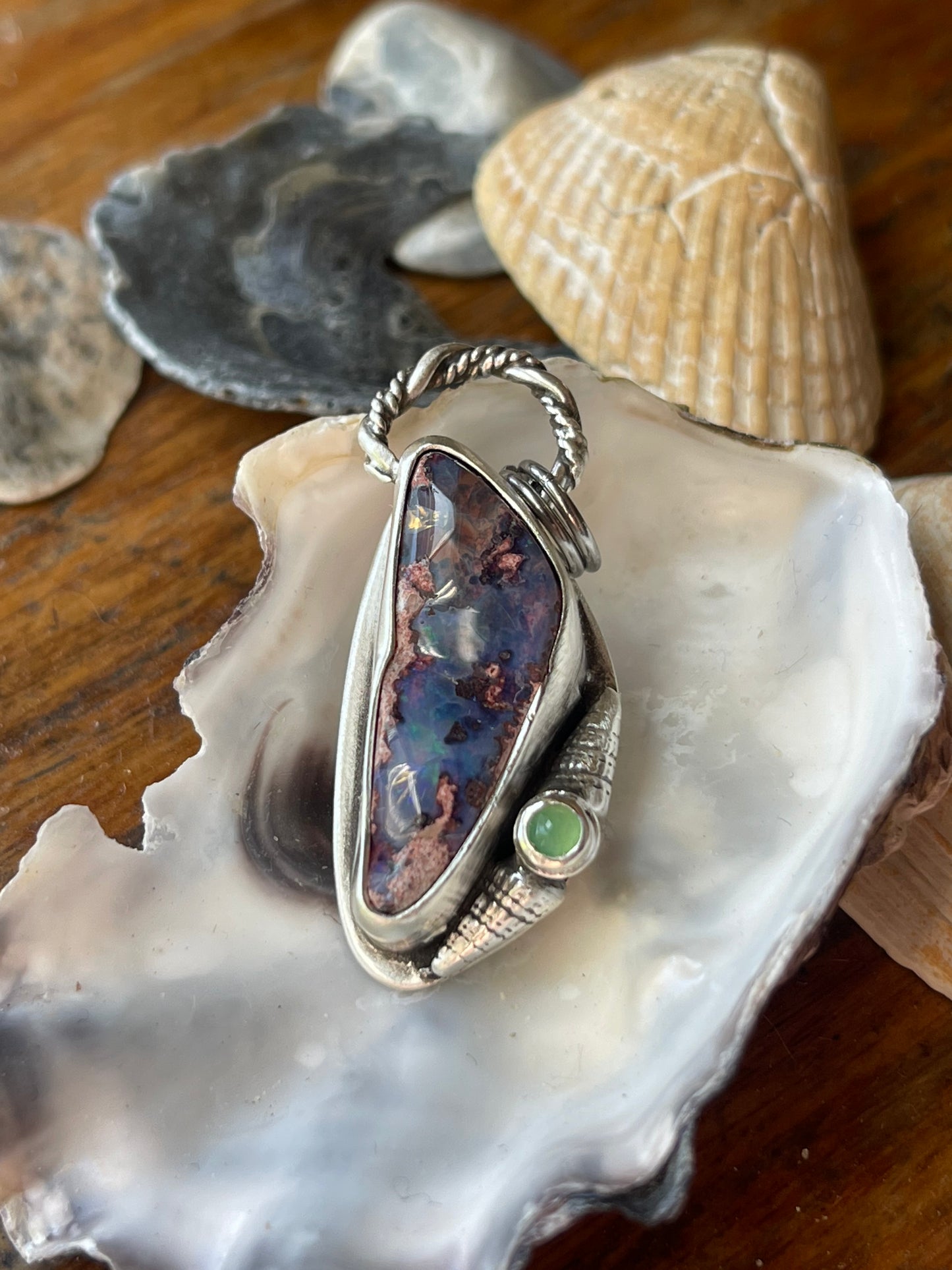 Tide Pool • Cantera Opal Oceanic Statement Pendant