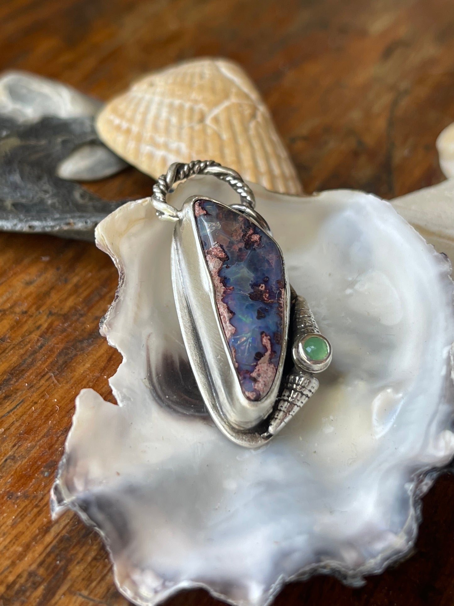 Tide Pool • Cantera Opal Oceanic Statement Pendant