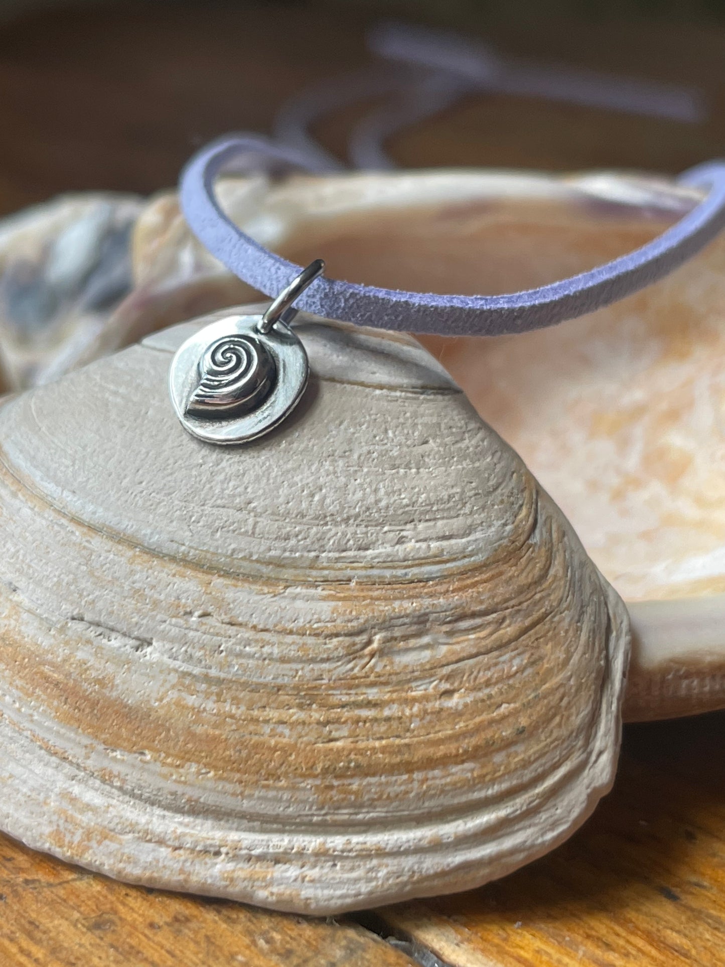 Coastal Charms • Seashell charm necklace