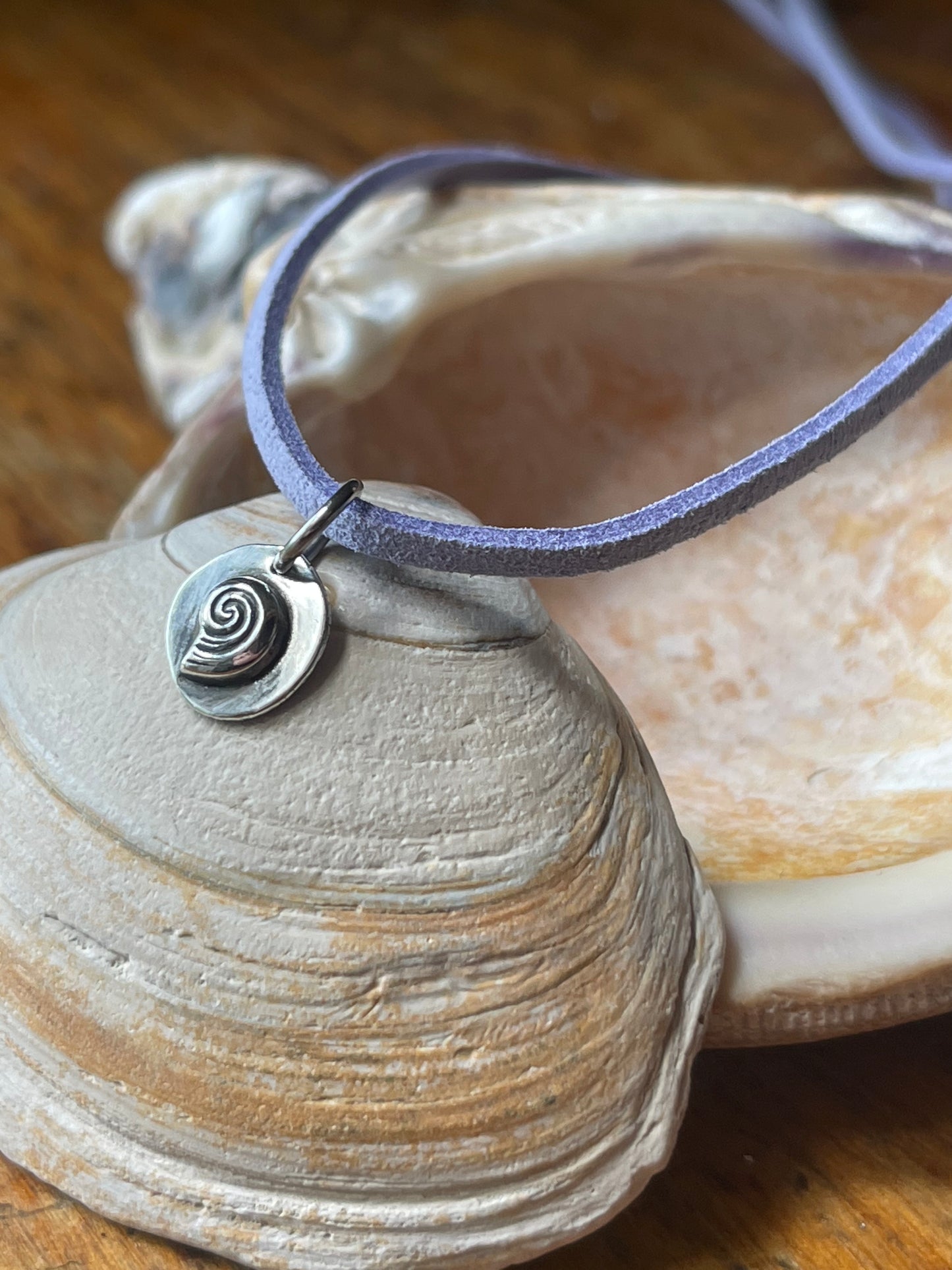 Coastal Charms • Seashell charm necklace