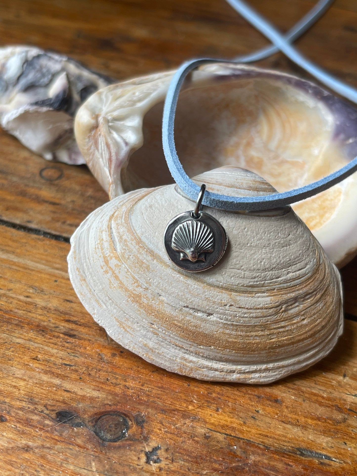 Coastal Charms • Seashell charm necklace