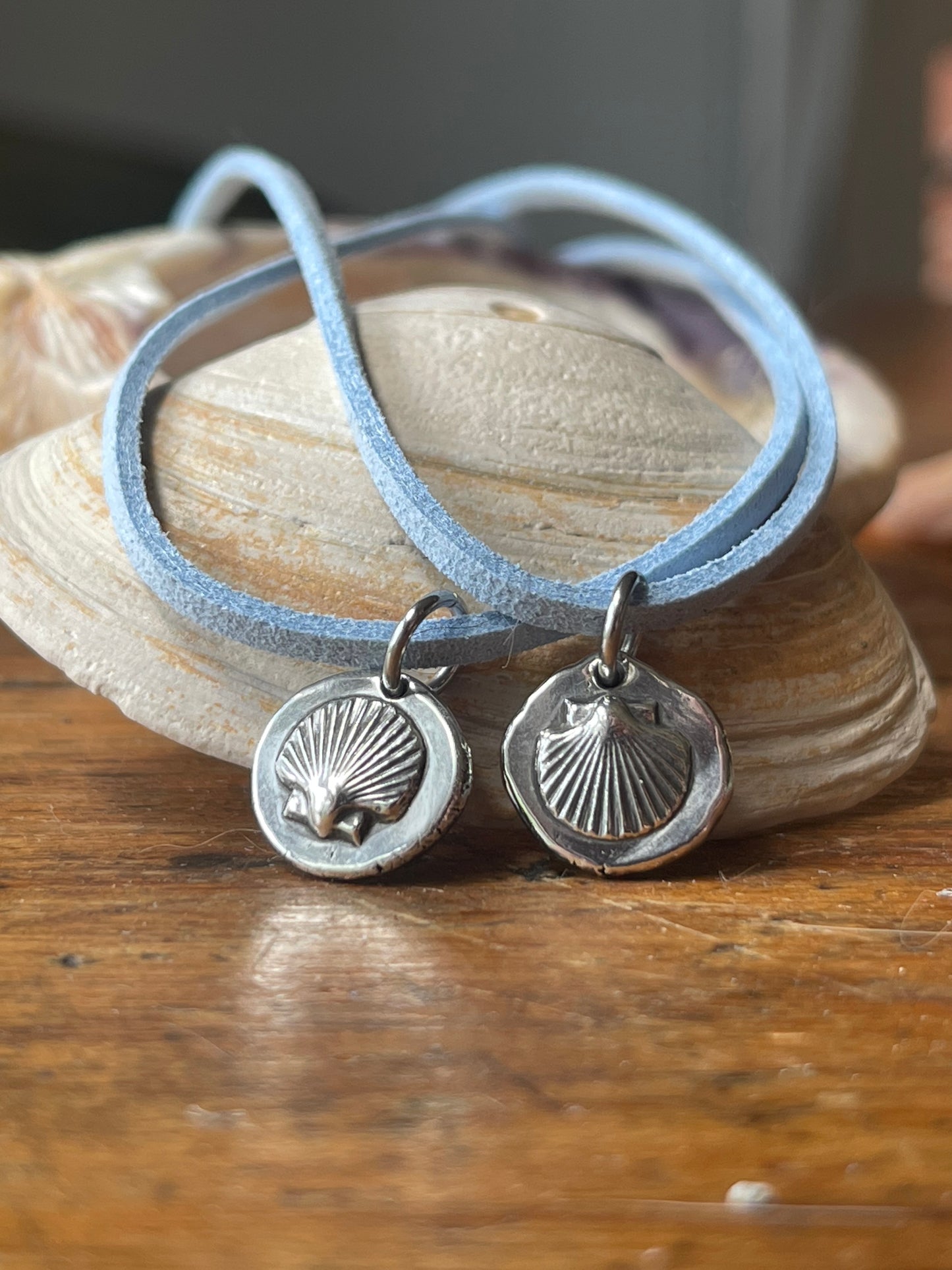 Coastal Charms • Seashell charm necklace