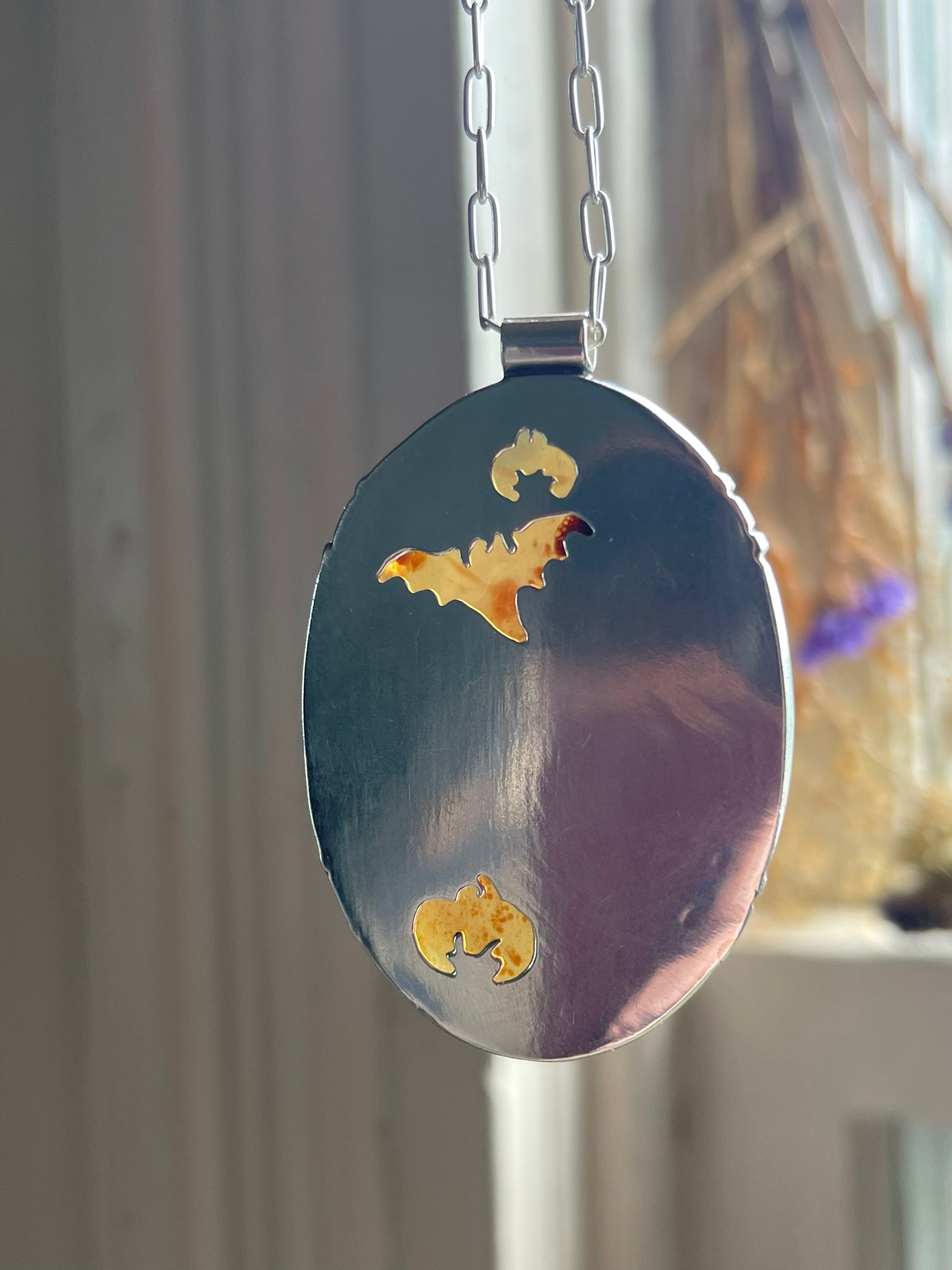Out of the Crypt: Epic Amber Statement Necklace