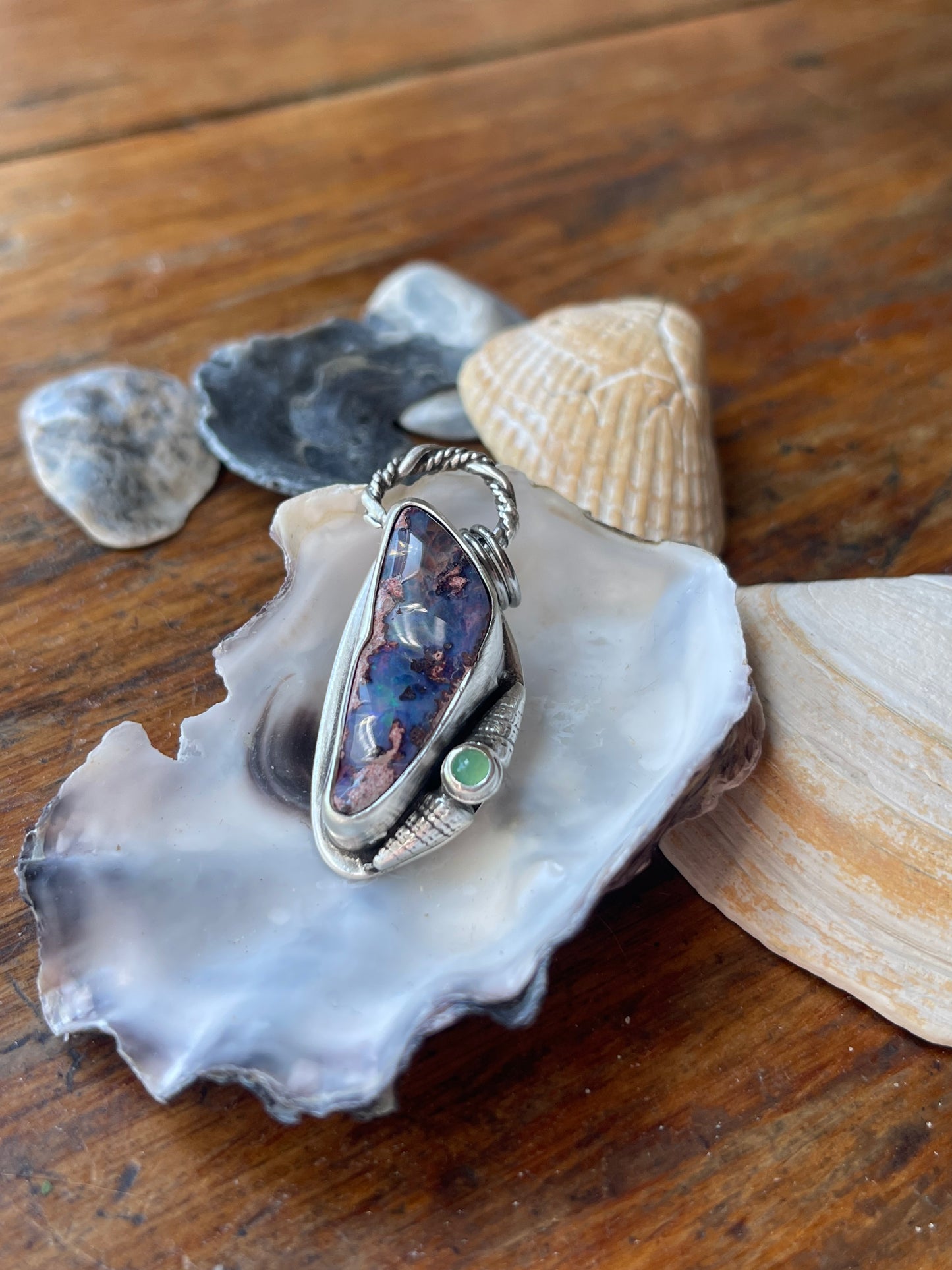 Tide Pool • Cantera Opal Oceanic Statement Pendant
